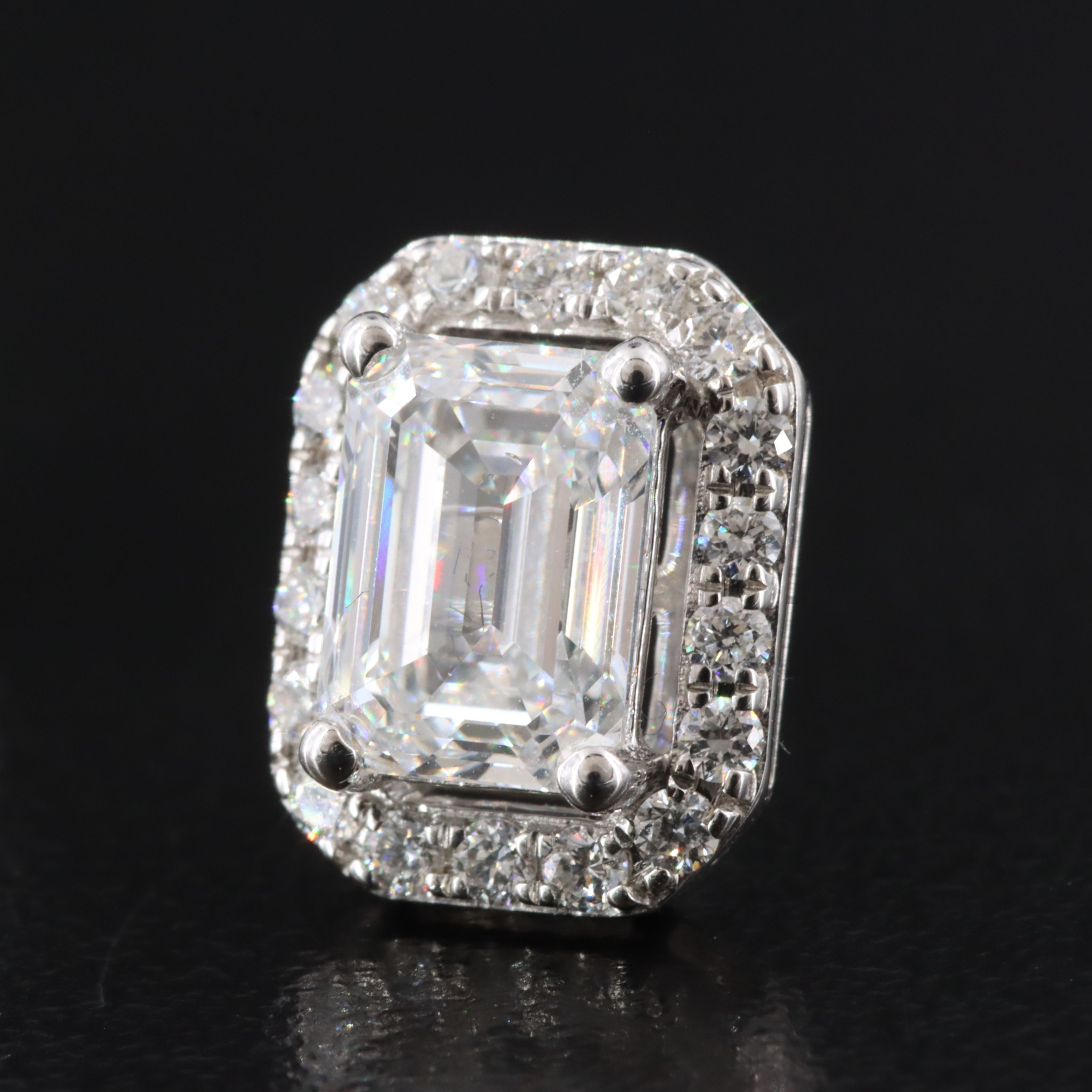 14K 2.47 CTW Lab Grown Diamond Earrings