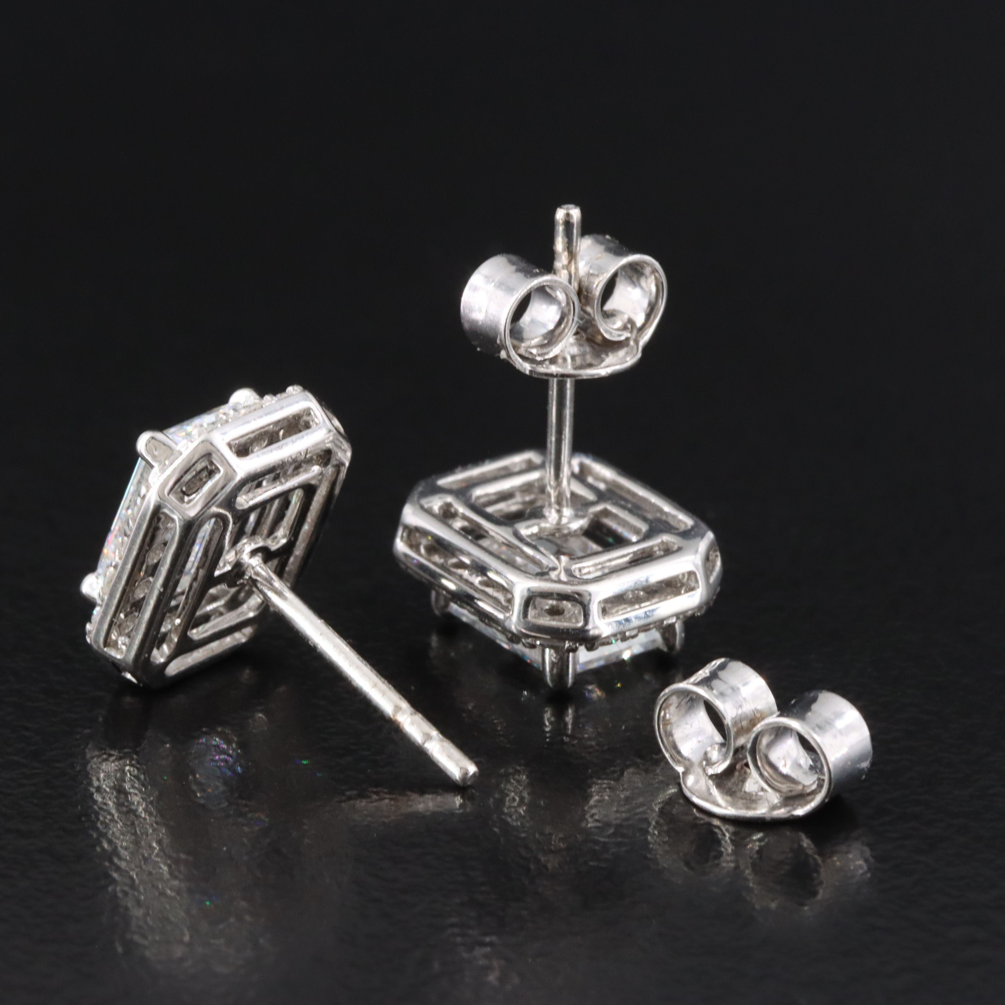 14K 2.47 CTW Lab Grown Diamond Earrings