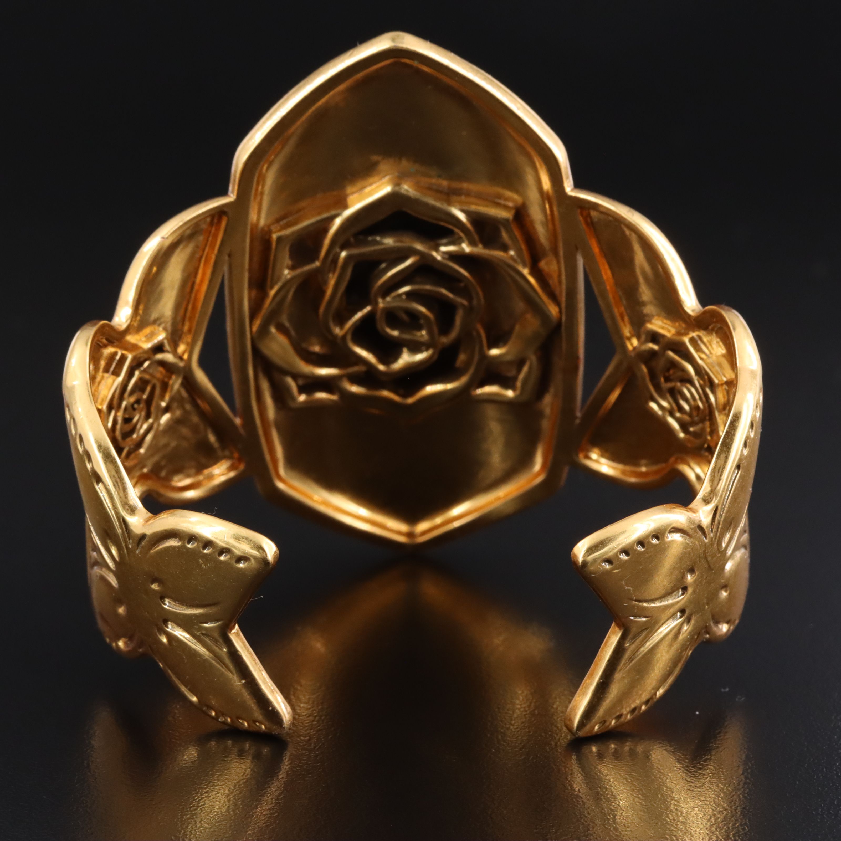 Kendra Scott Obsidian Floral Cuff