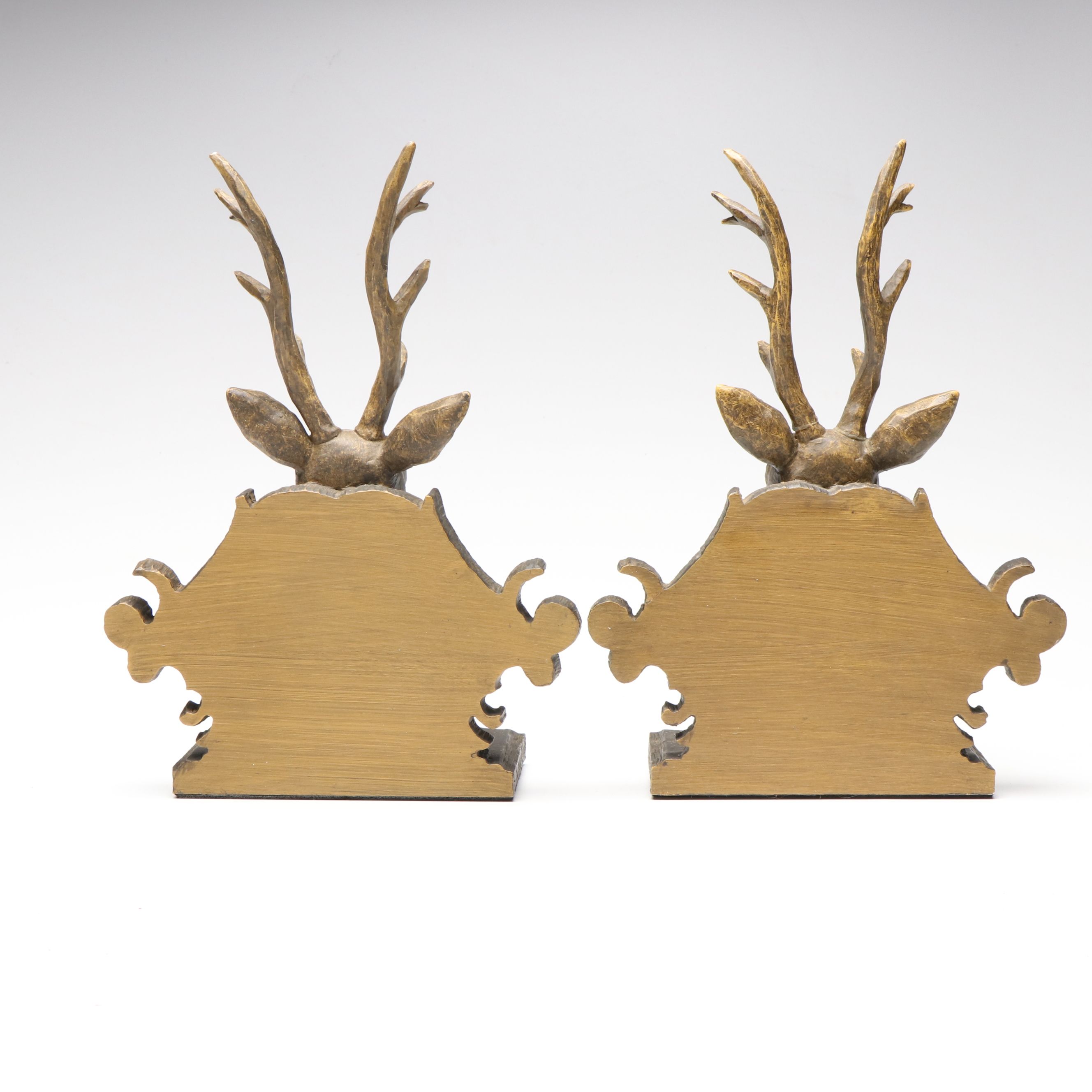 Pair of Stag Head Bookends