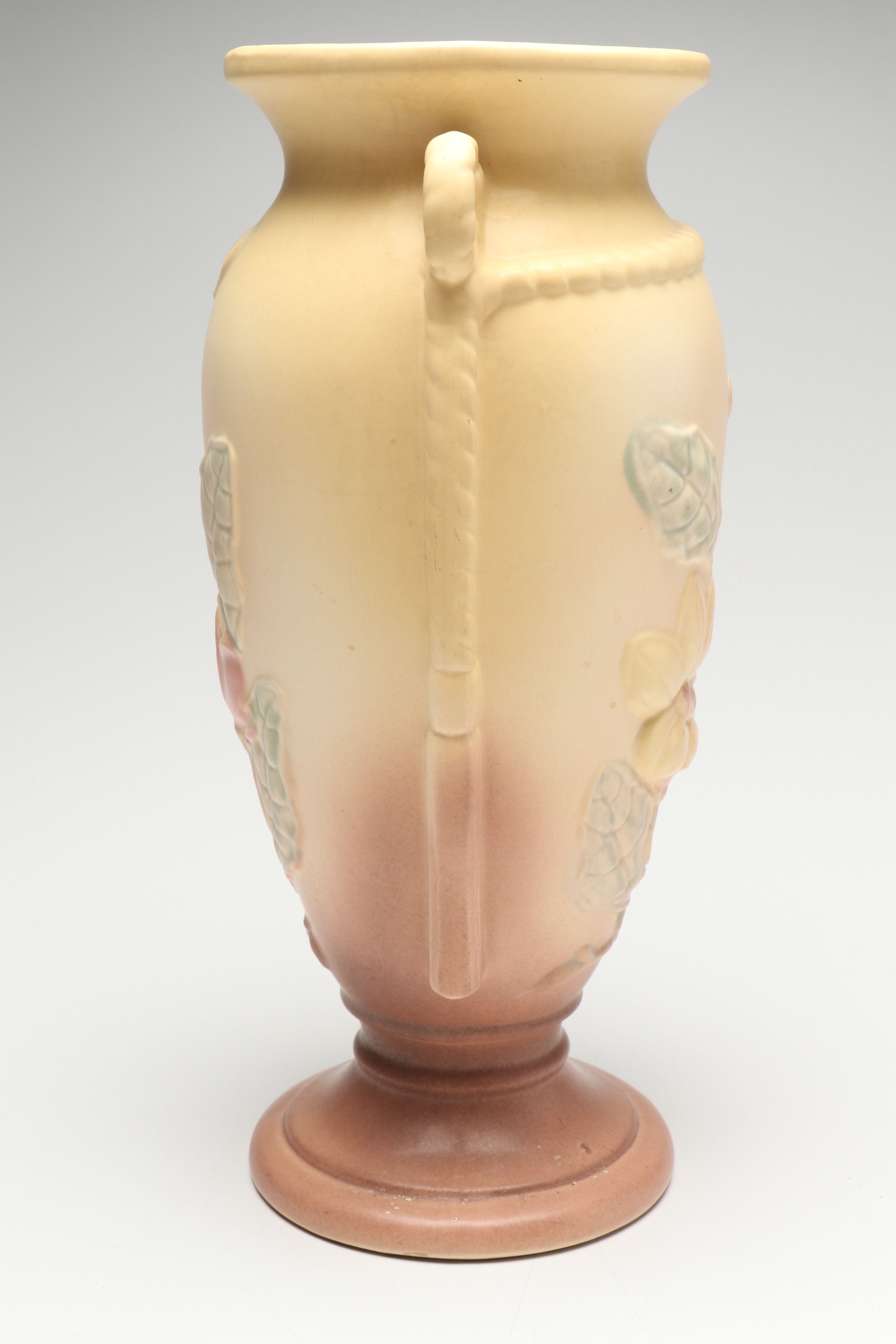 Hull Pottery "Magnolia" Ceramic Handled Vase, 1946-1947