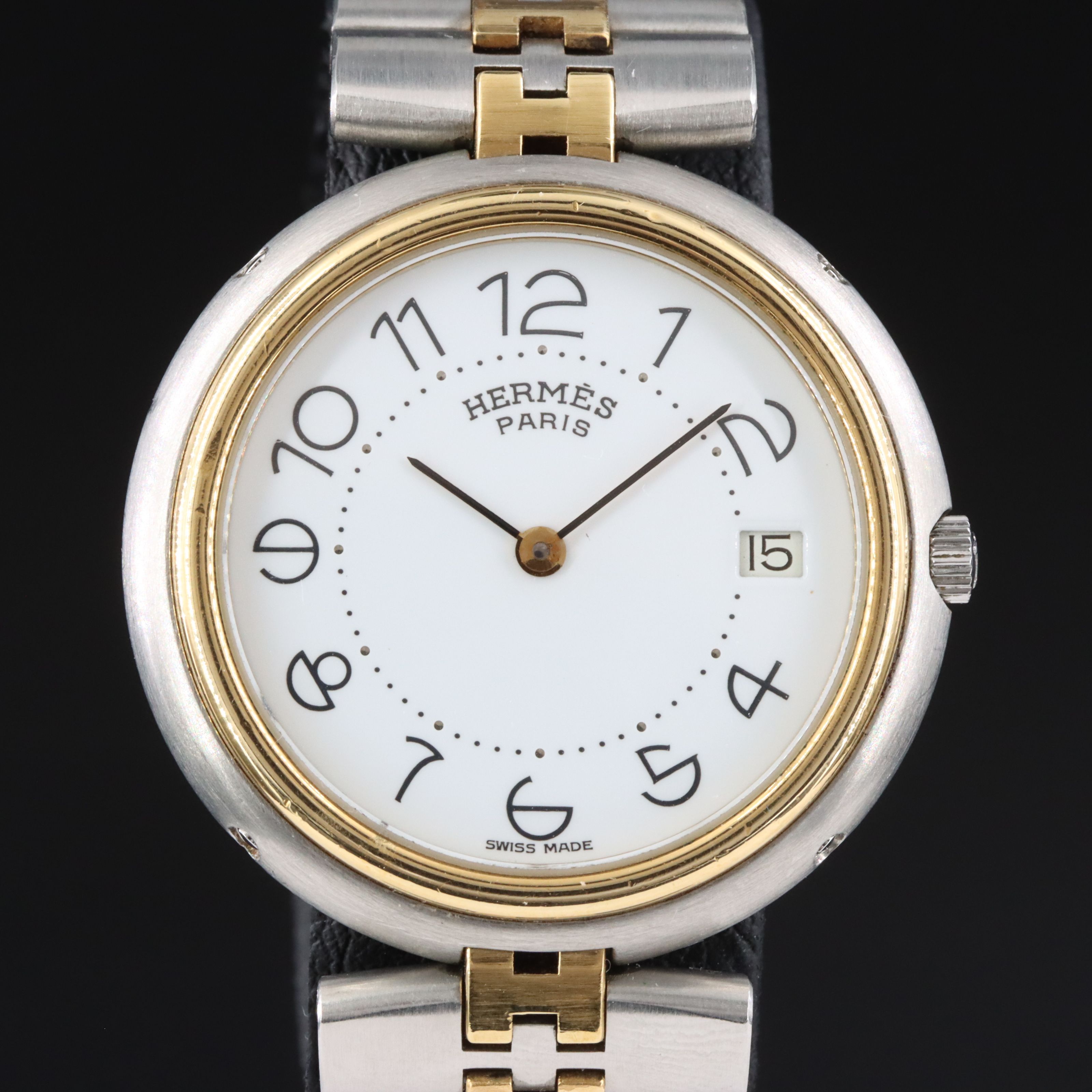 Hermès Profile Two-Tone  Stainless Steel Swiss Quartz Watch