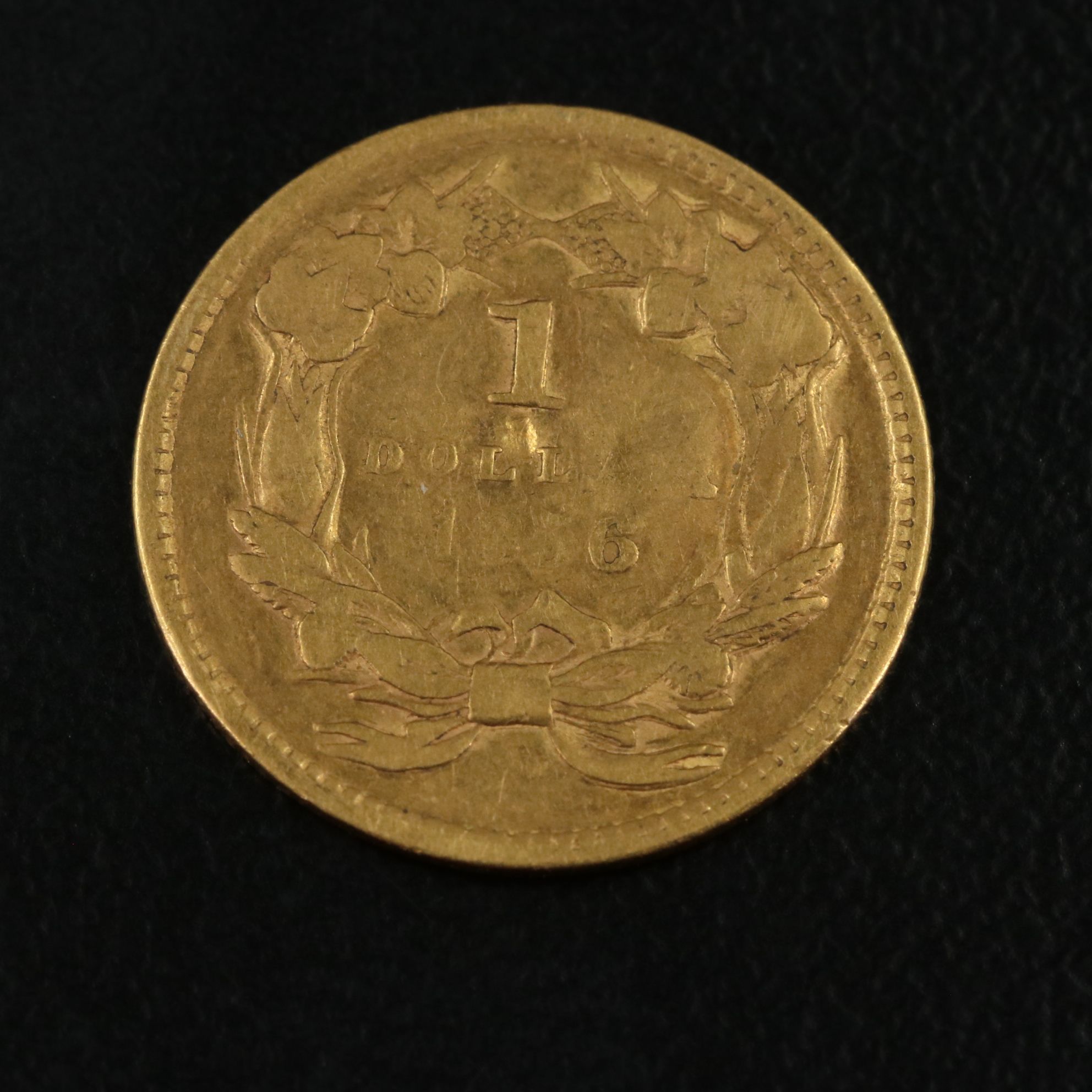 1856 Indian Princess Head Type III Gold Dollar