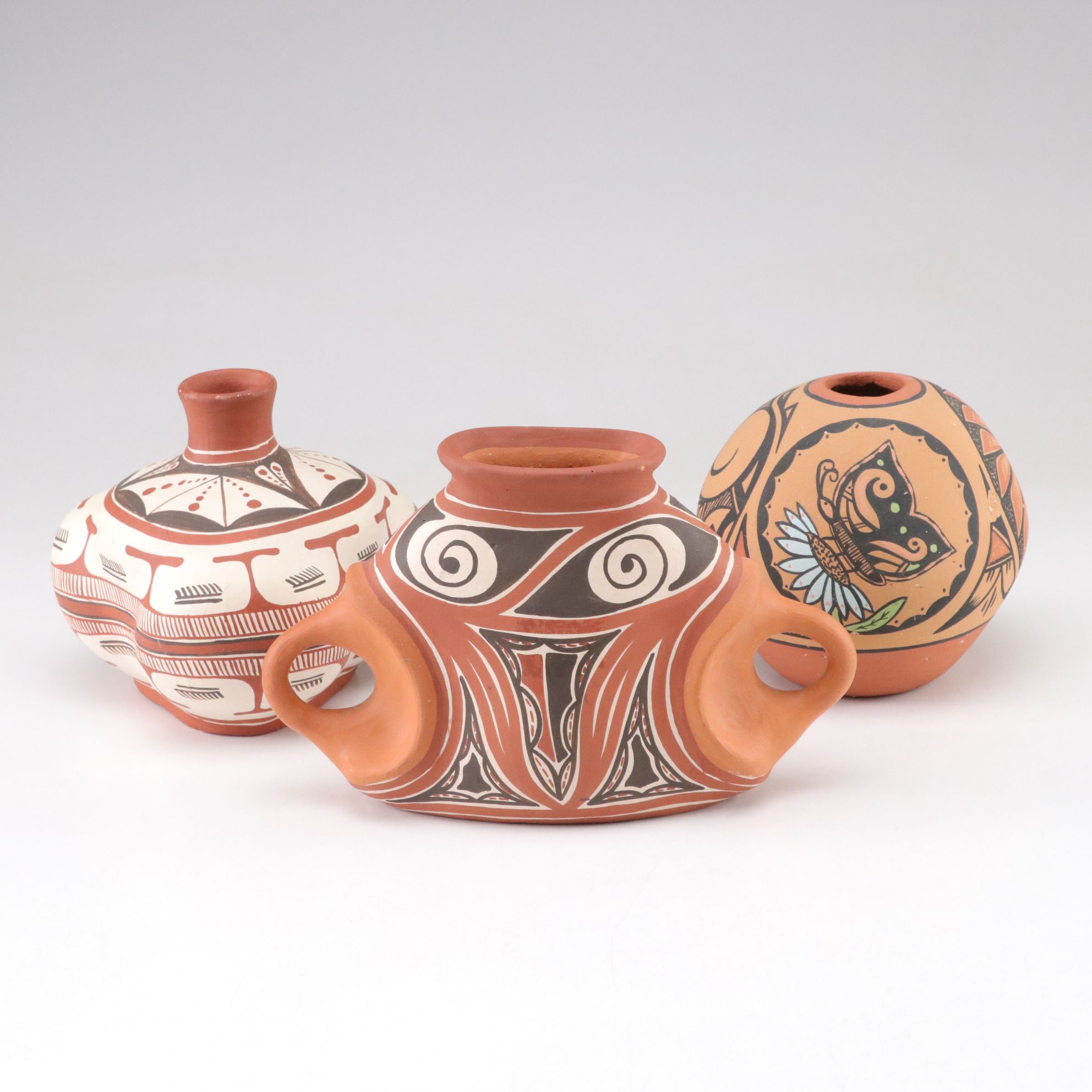 Native American Pottery Vases, Late 20th/Early 21st Century