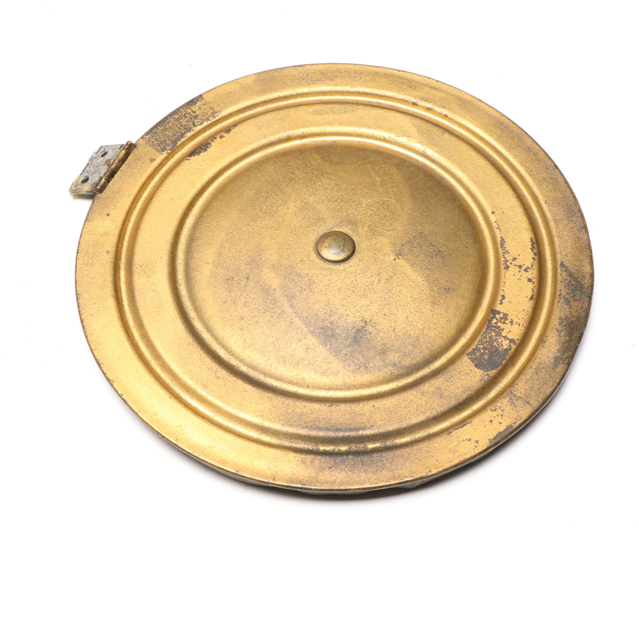 Ansonia Antique Gold Gilt Mantel Clock with Neoclassical Style Figure