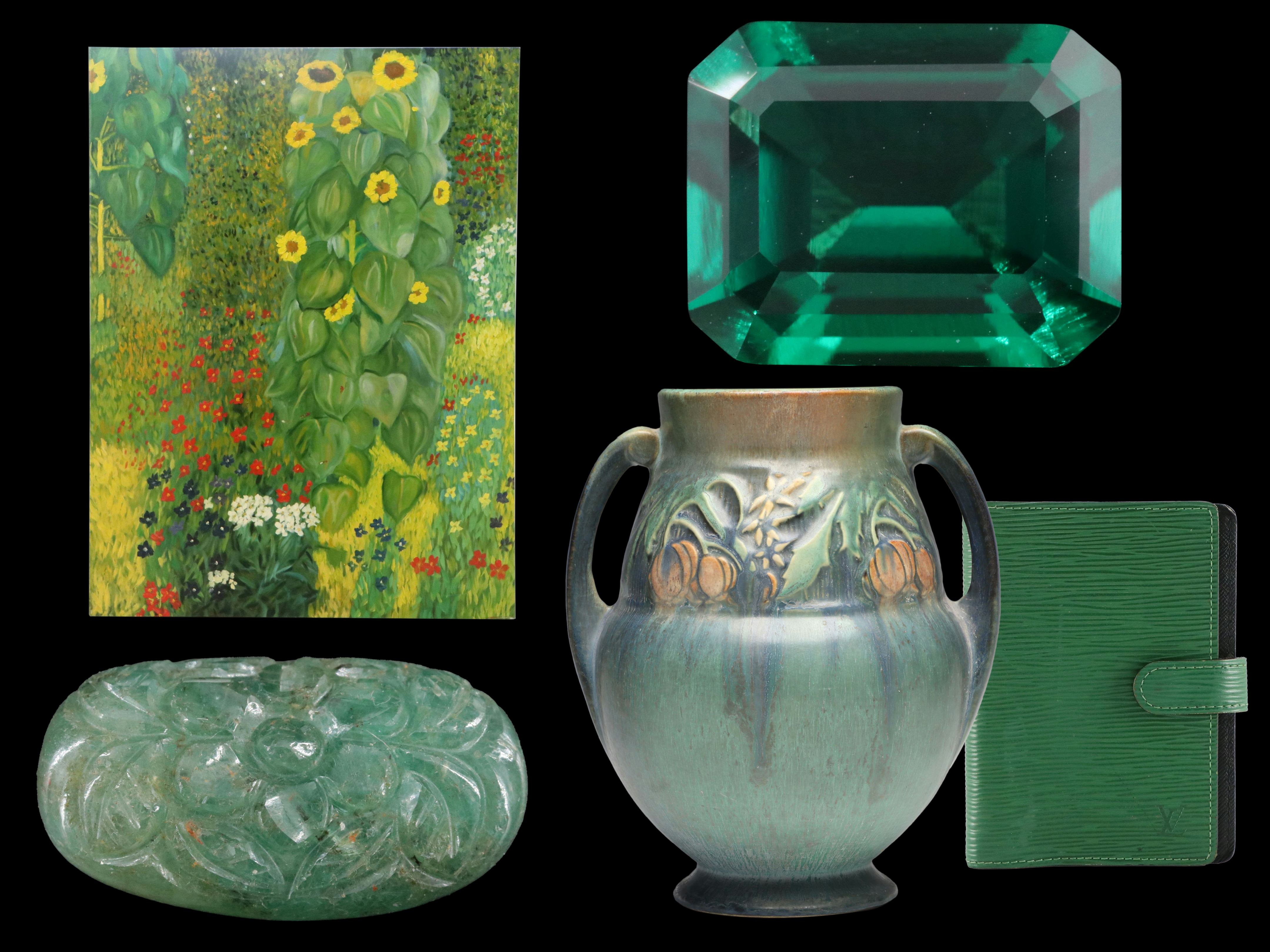 Emerald Echoes: Fine Art, Gemstone Jewelry, and Decorative Arts Celebrating May’s Birthstone