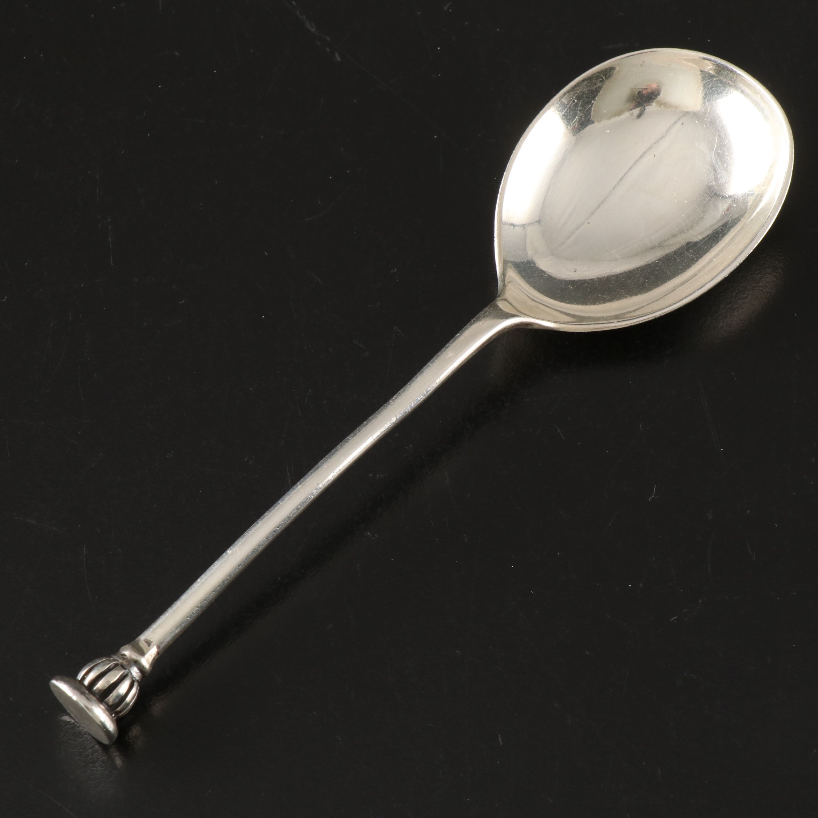Towle "Old Colonial" Sterling Cream Ladle with Antique English Sterling Spoons