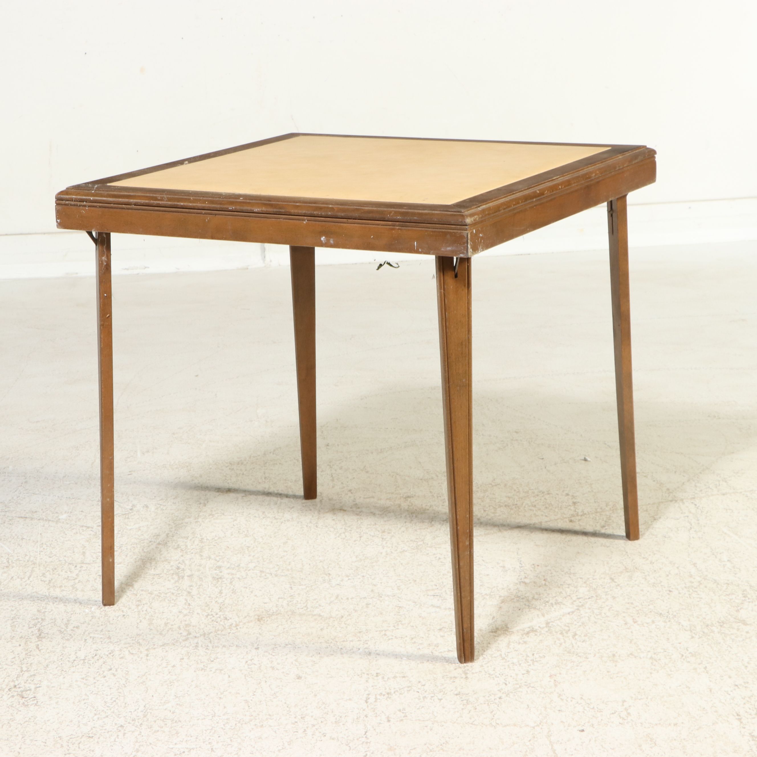 Stakmore and Leg-O-Matic Folding Table and Seven Assorted Folding Chairs