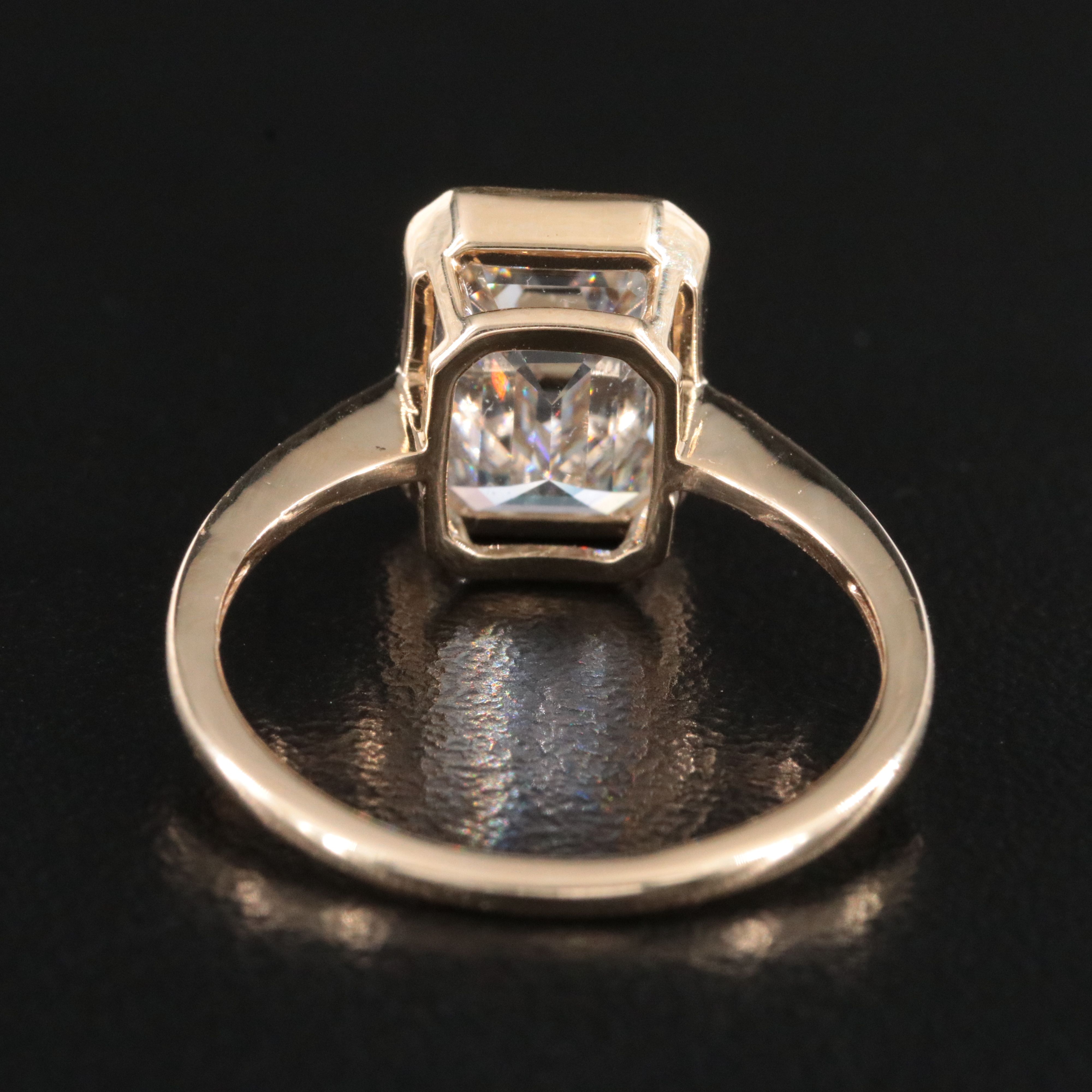 14K 3.08 CT Lab Grown Diamond Ring with IGI Report