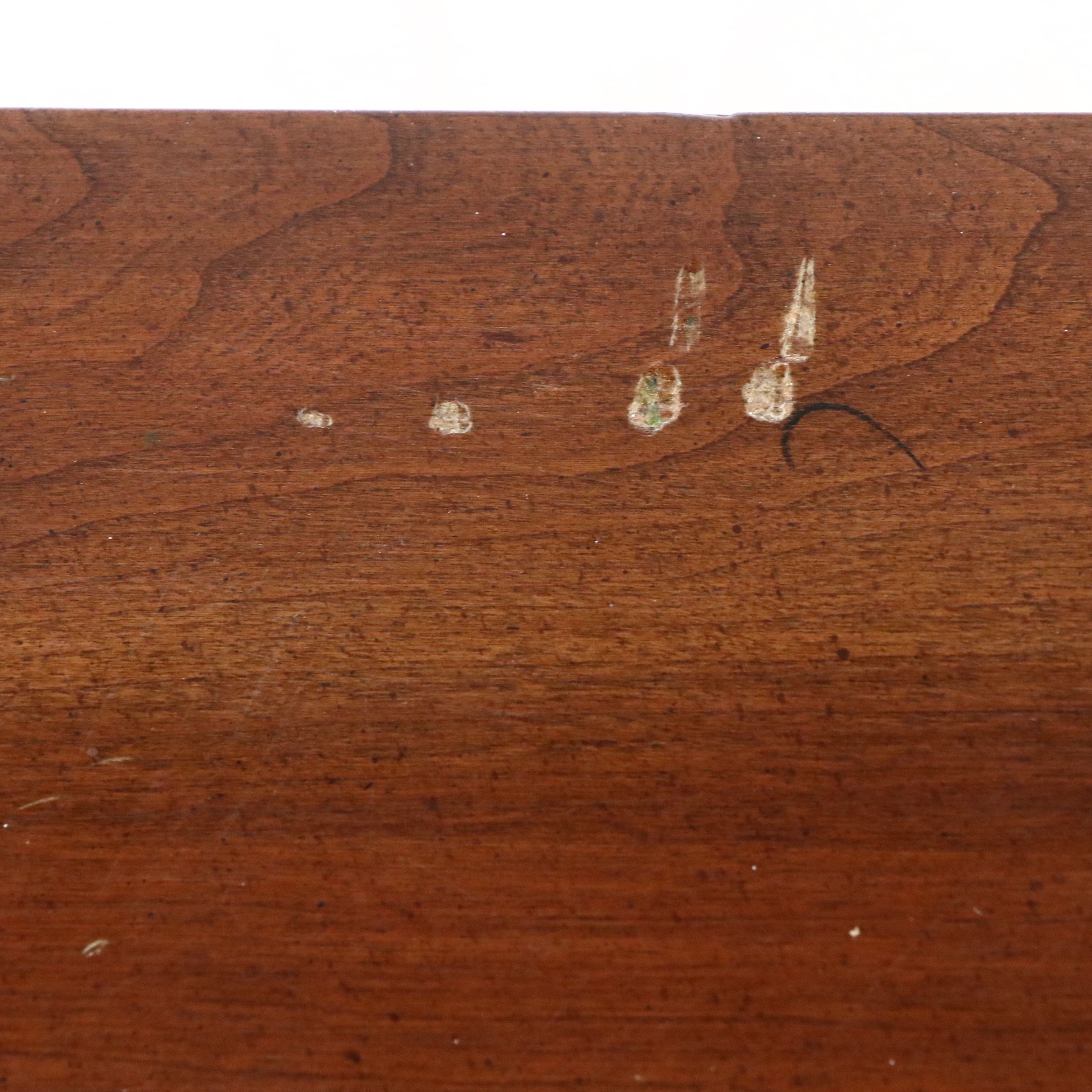 Chippendale Style Mahogany Bachelor's Chest of Drawers, Late 20th Century