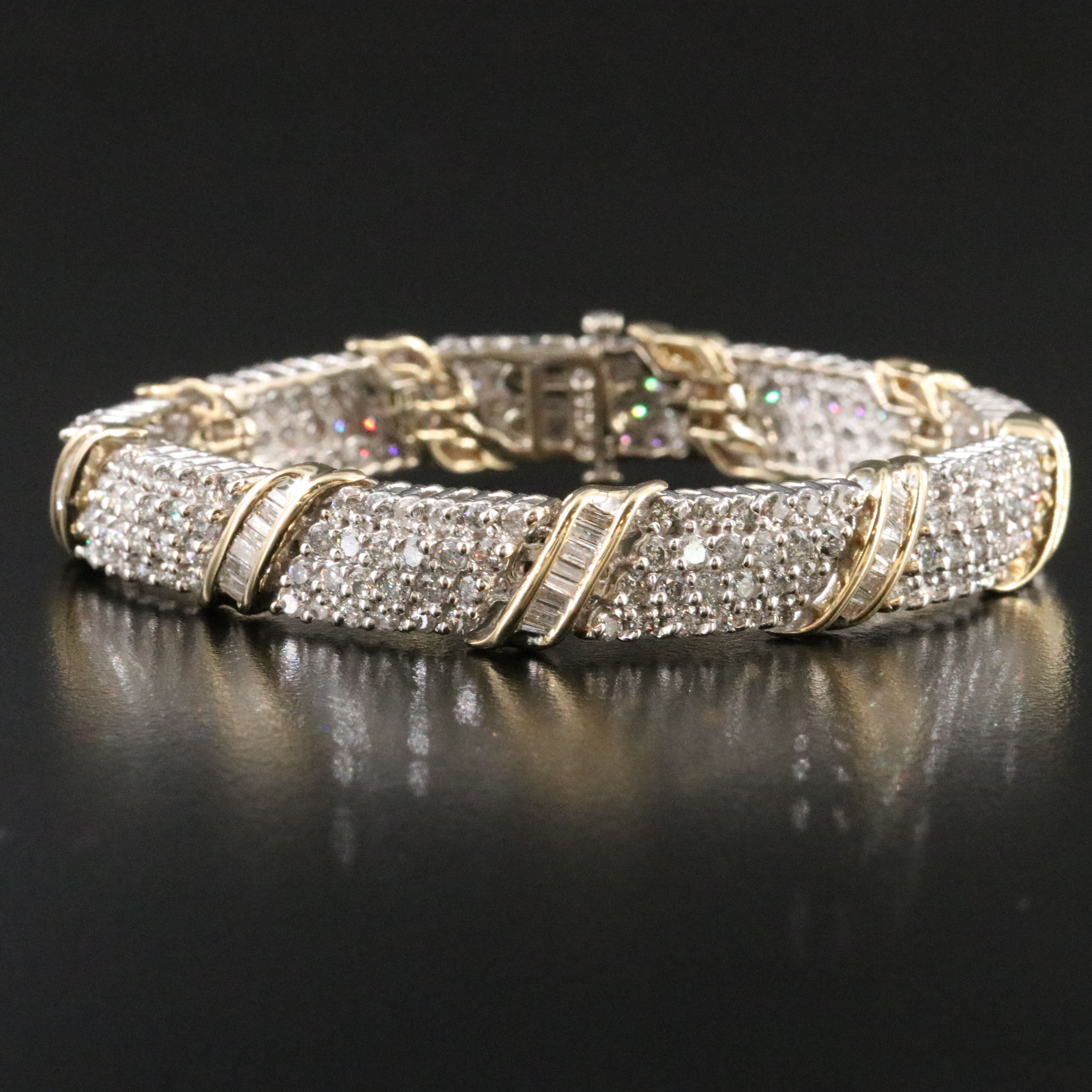 14K Two-Tone 7.31 CTW Diamond Bracelet