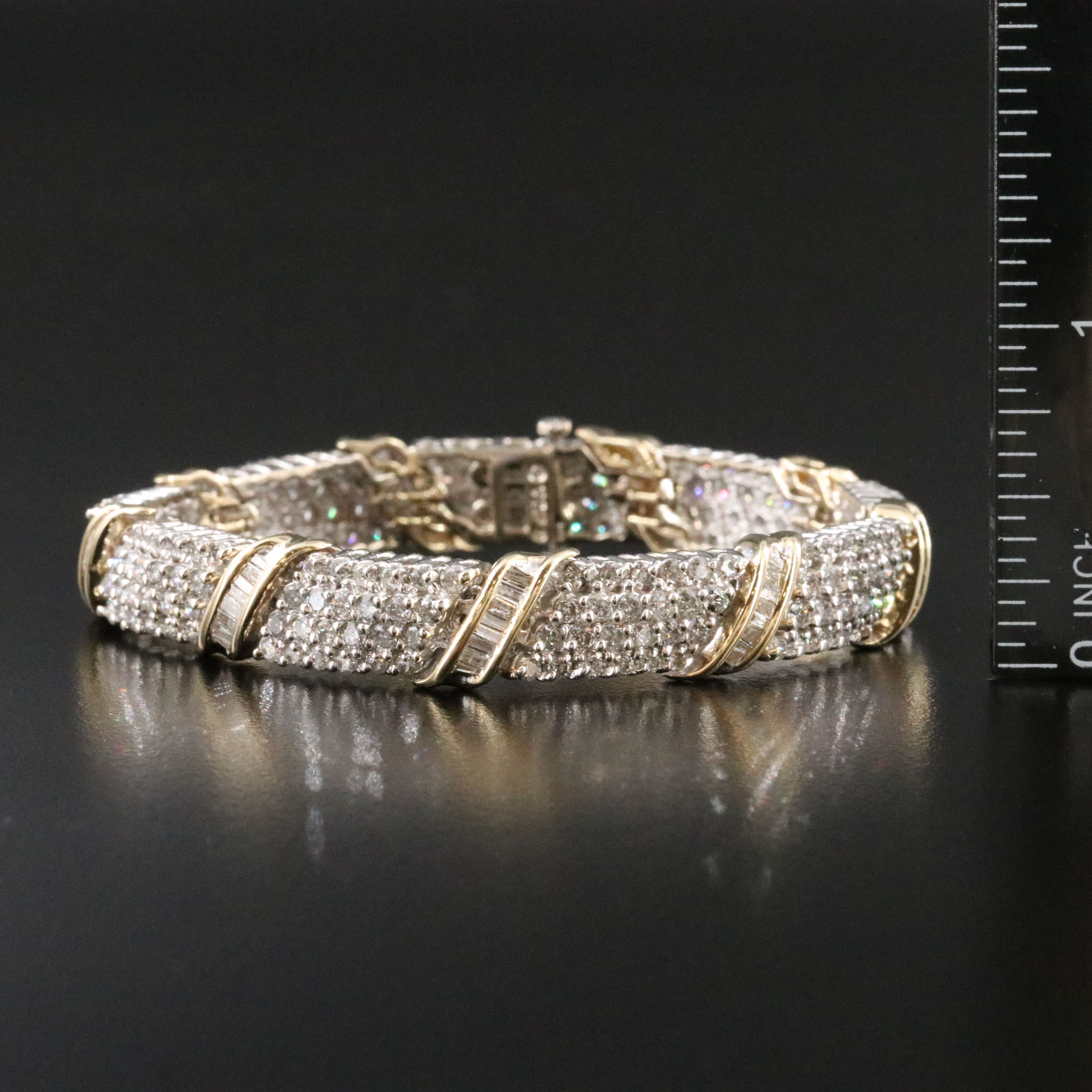 14K Two-Tone 7.31 CTW Diamond Bracelet