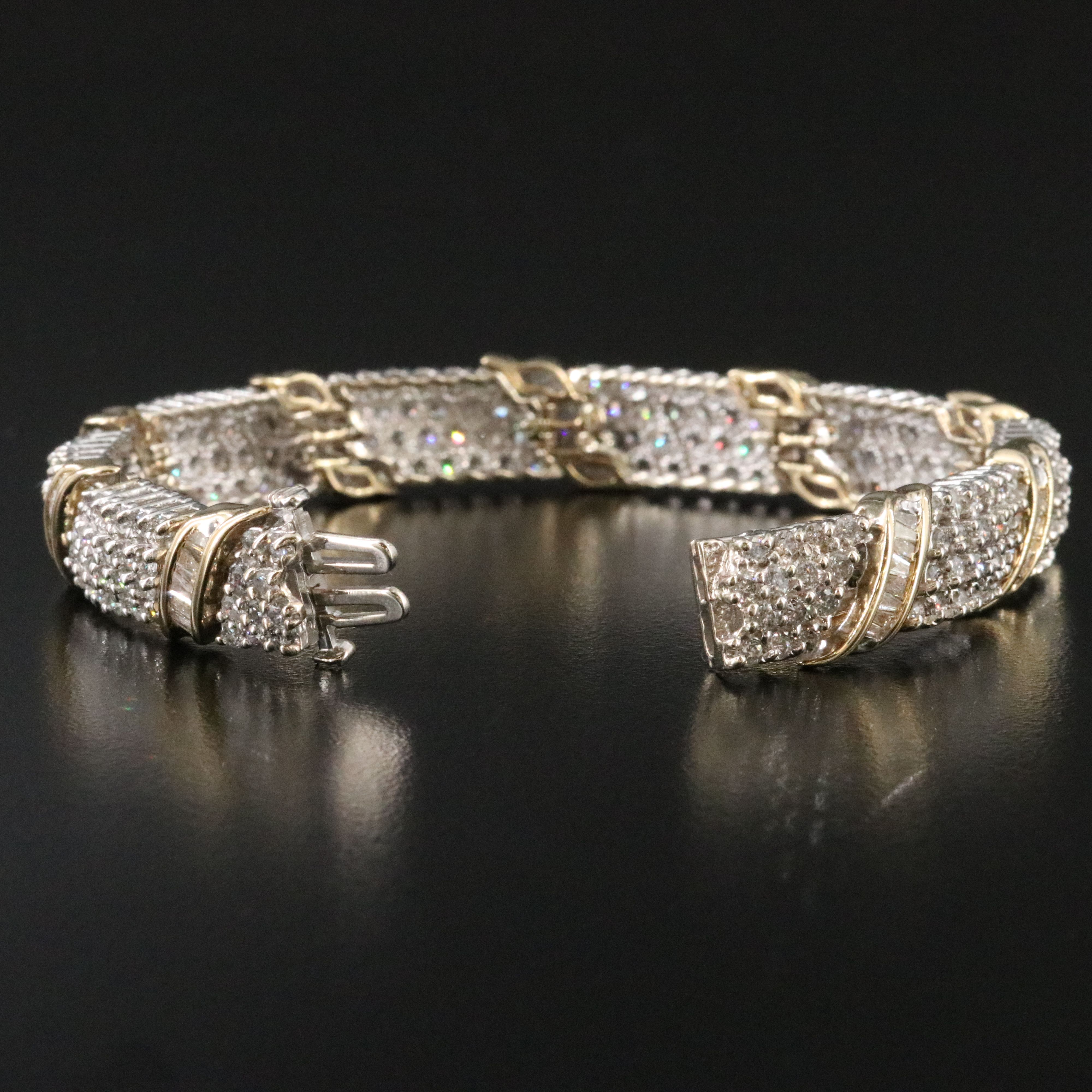14K Two-Tone 7.31 CTW Diamond Bracelet