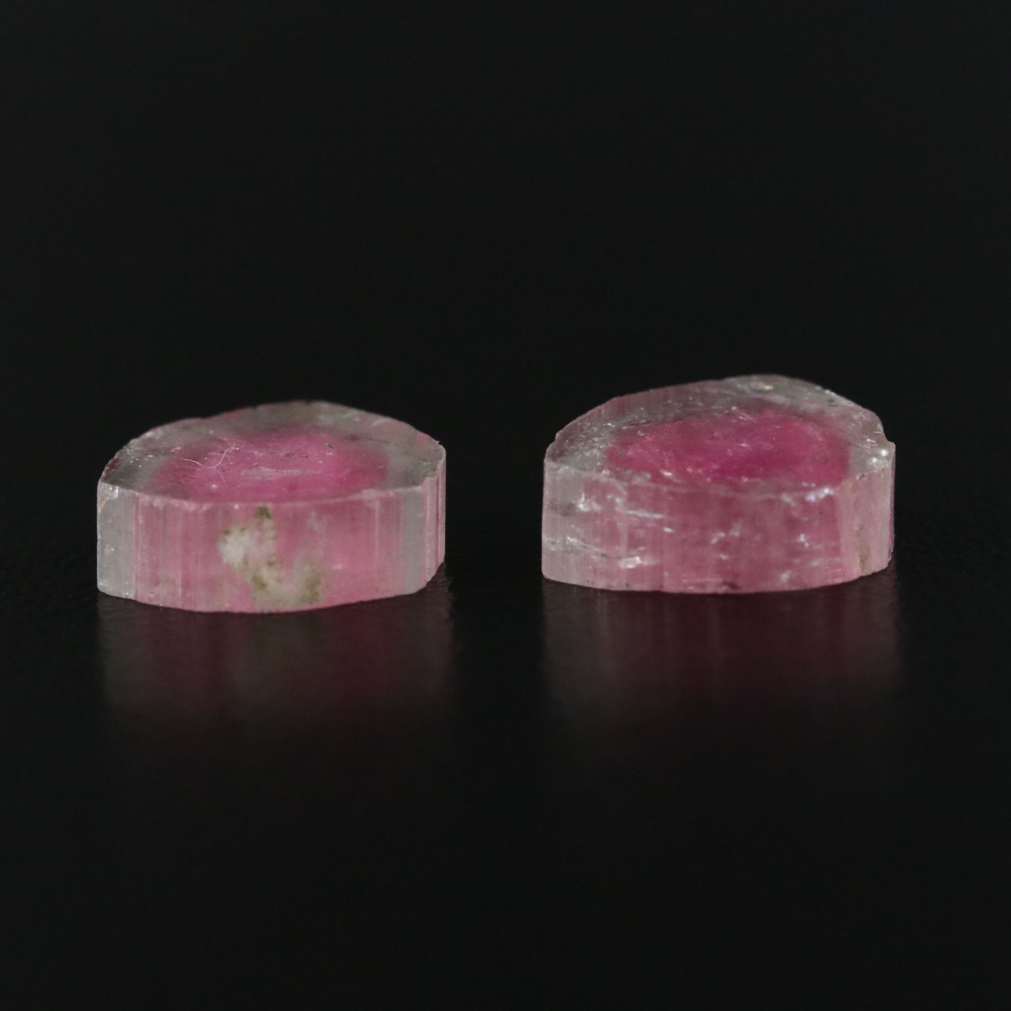 Loose 8.31 CTW Watermelon Tourmaline Matched Pair