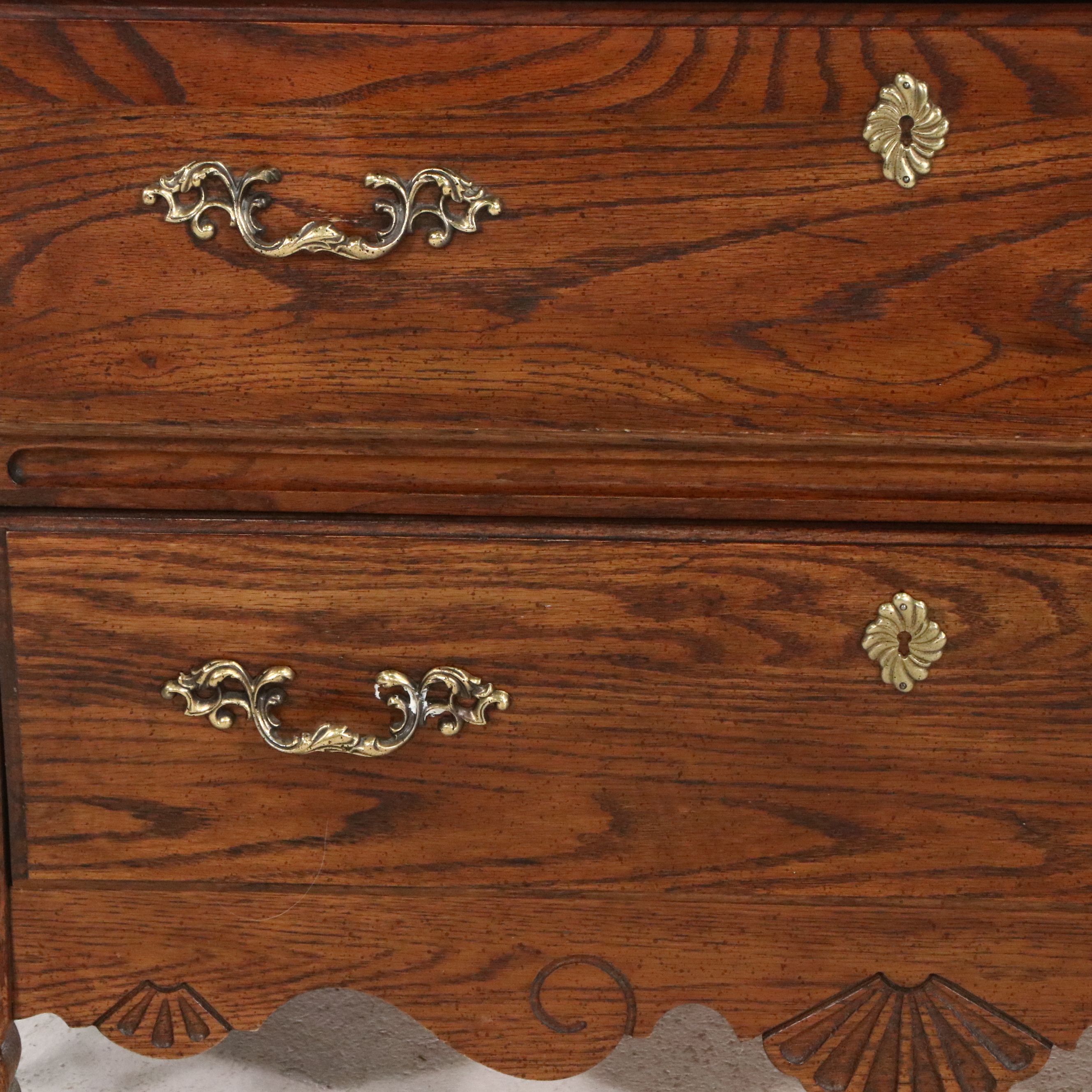 Hickory Furniture French Provincial Style Oak Cedar Chest, Late 20th Century