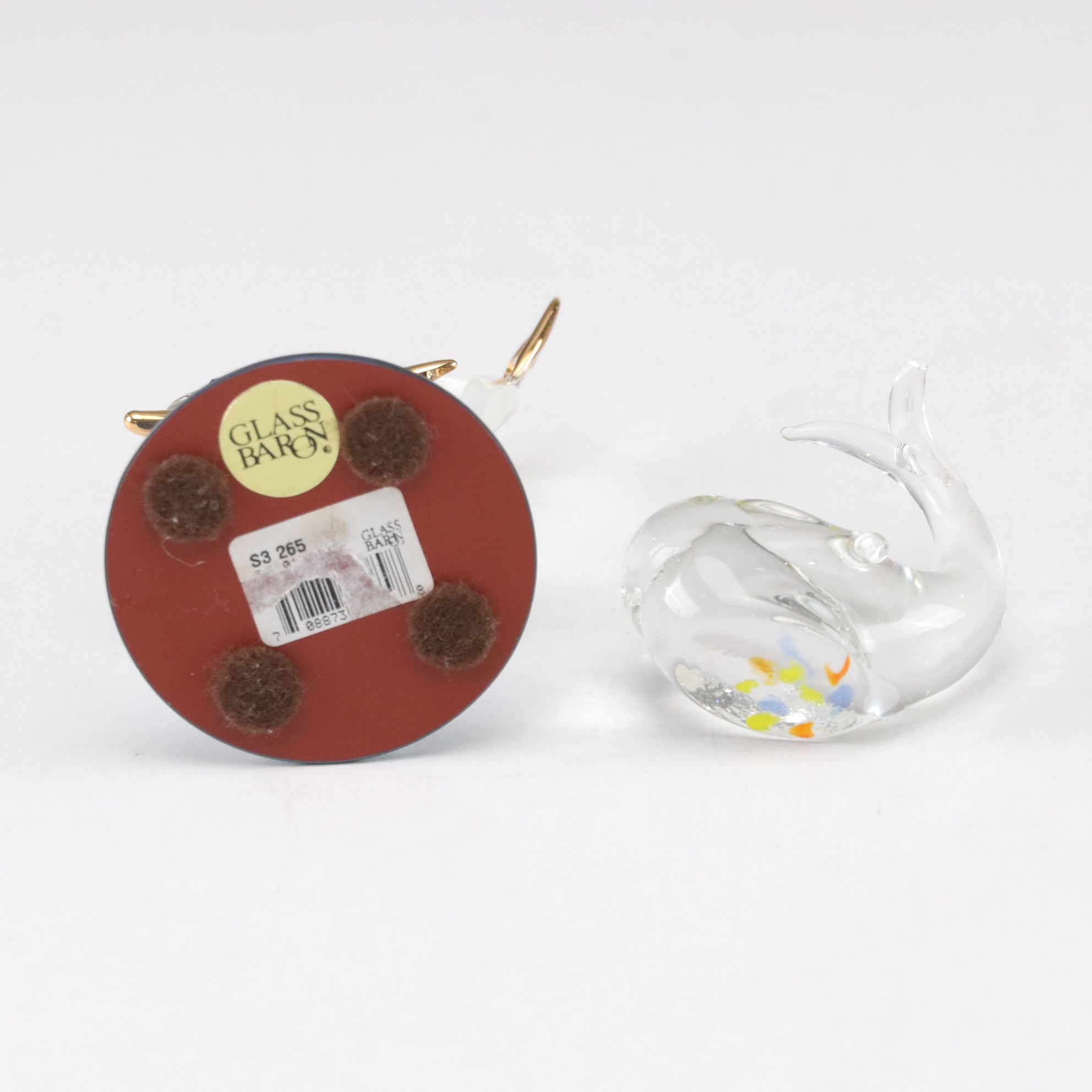 West German Weather Gauge Set with Glass and Acrylic Desk Decor
