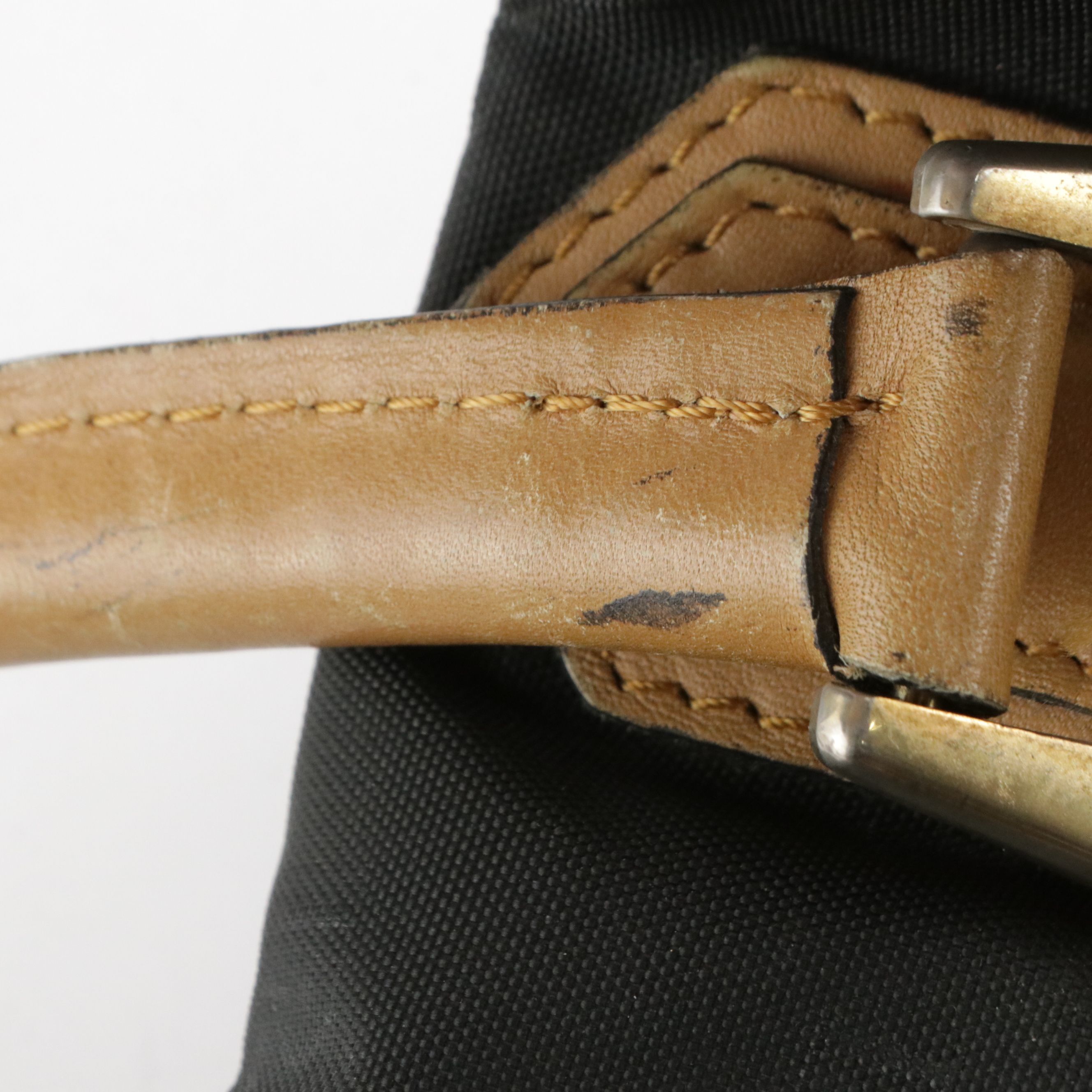 Christian Dior Bagages Boston Bag in Black Monogram Nylon Canvas and Leather