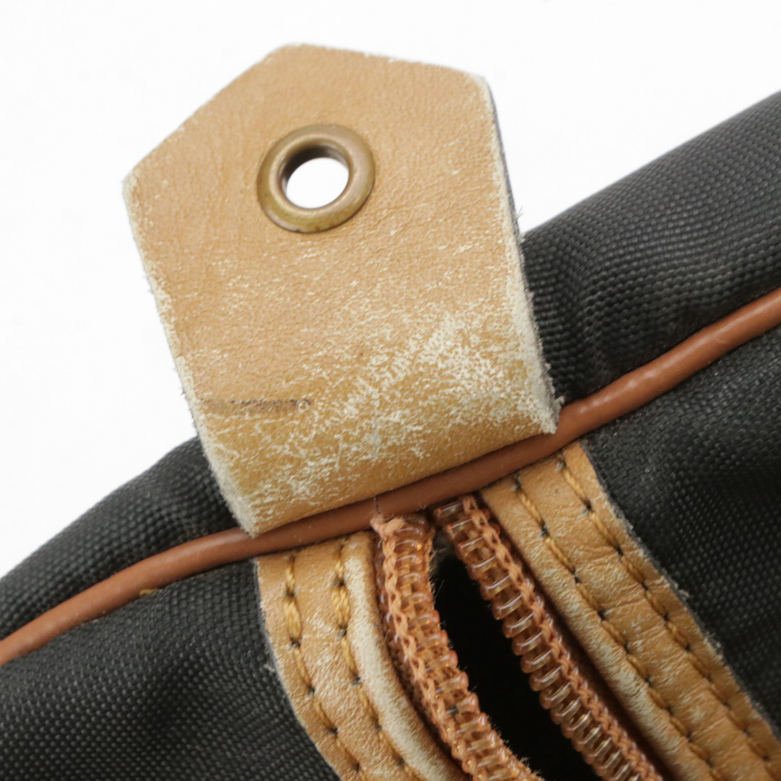 Christian Dior Bagages Boston Bag in Black Monogram Nylon Canvas and Leather