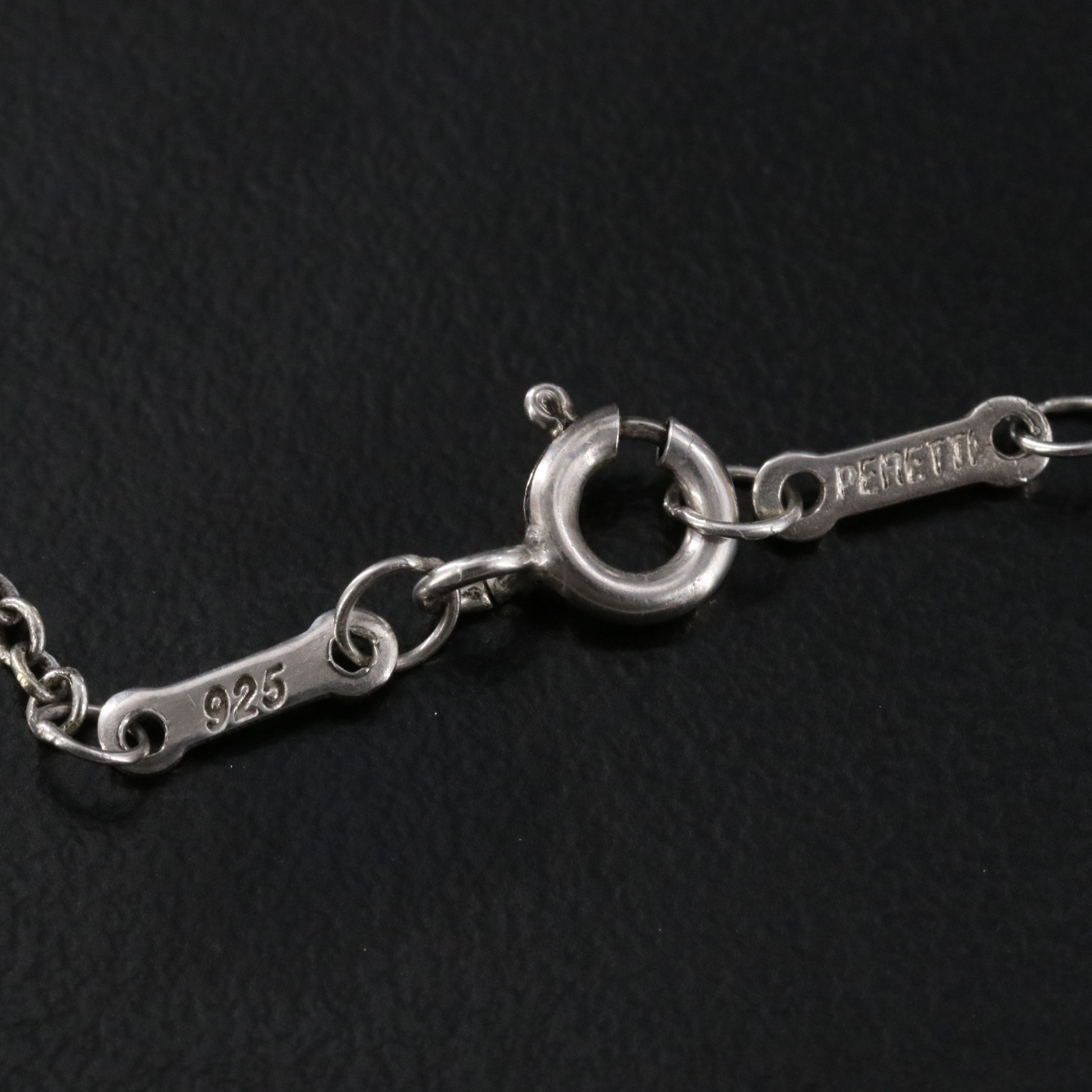 Elsa Peretti for Tiffany & Co. Sterling Open Wave Pendant Necklace