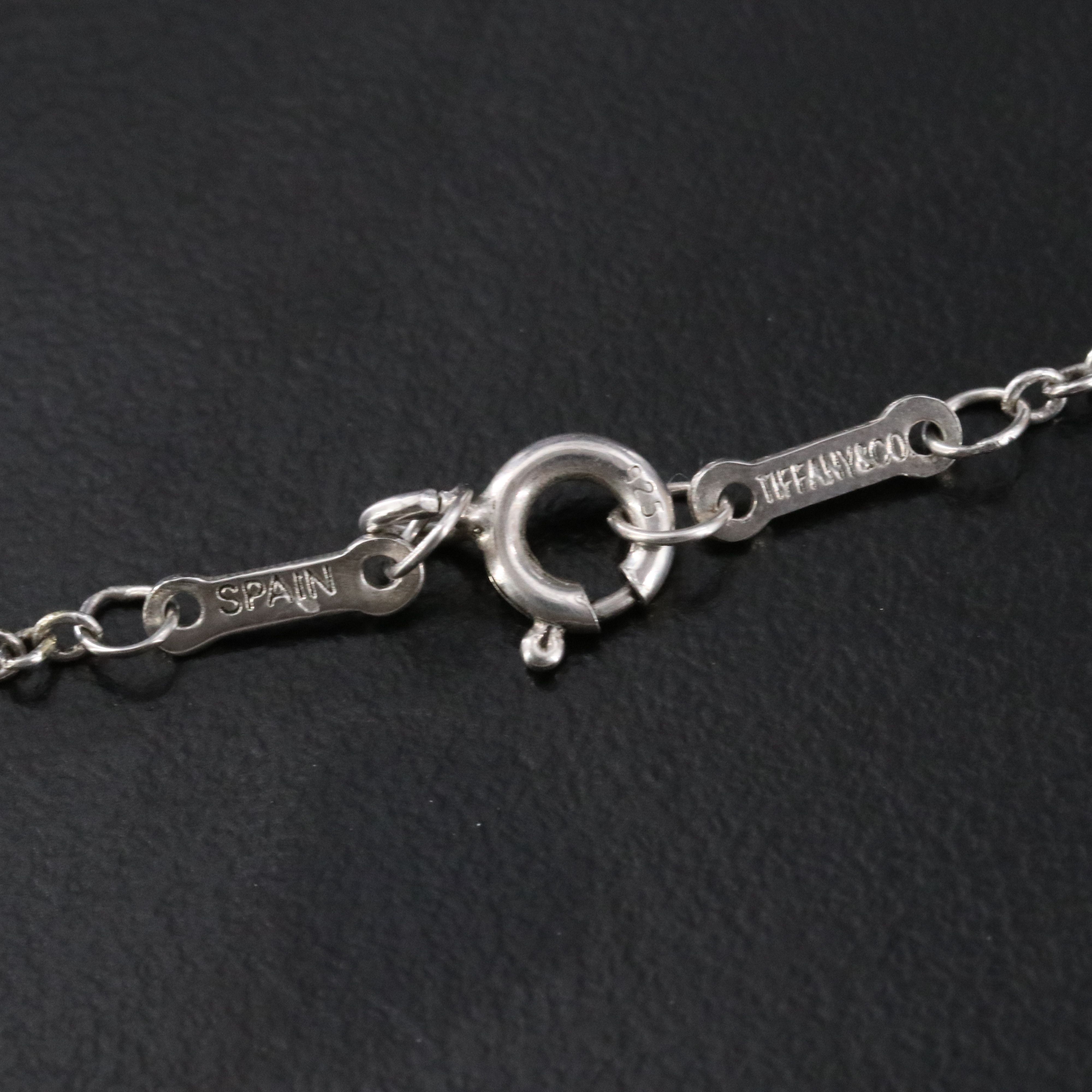 Elsa Peretti for Tiffany & Co. Sterling Open Wave Pendant Necklace