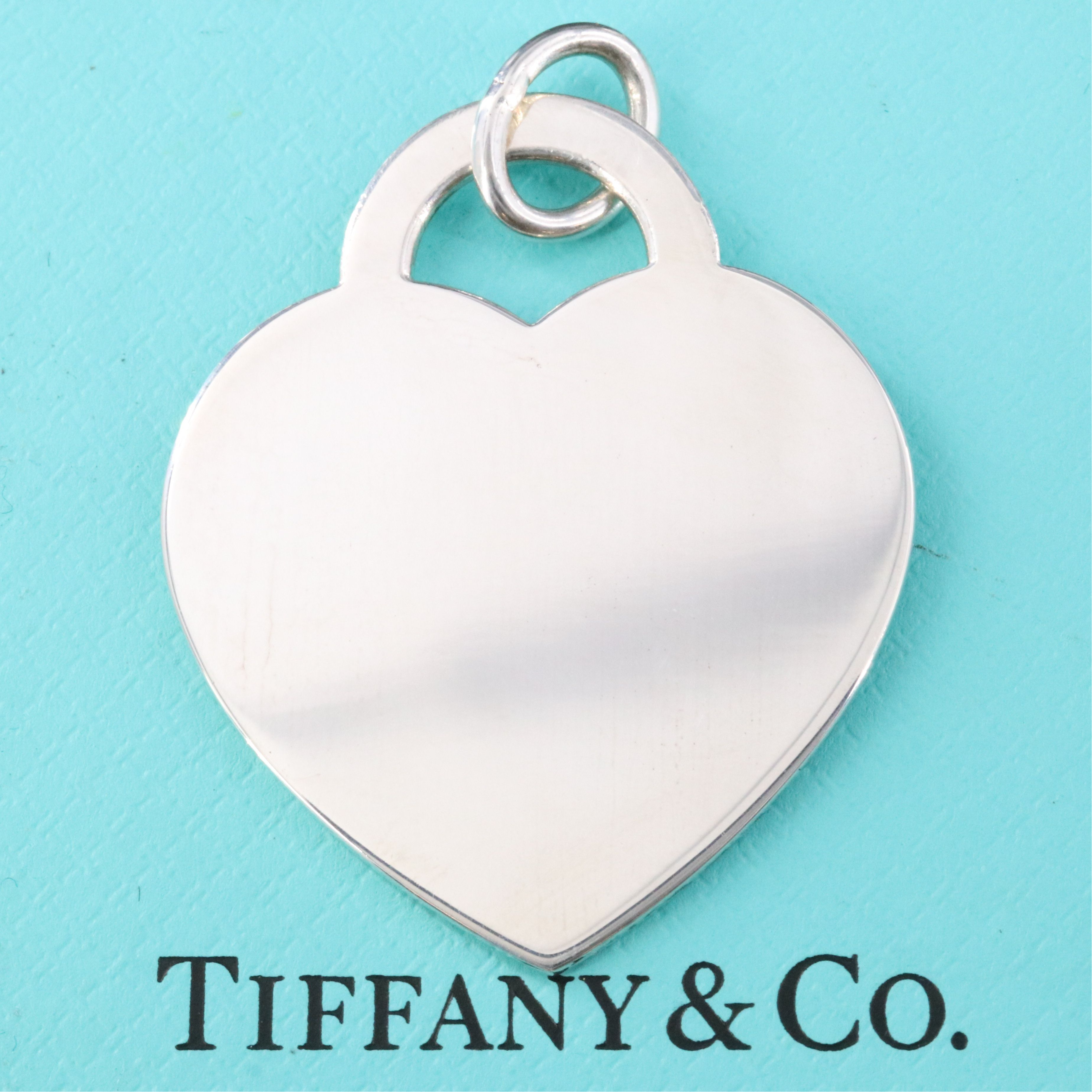 Tiffany & Co. Sterling Heart Tag Pendant