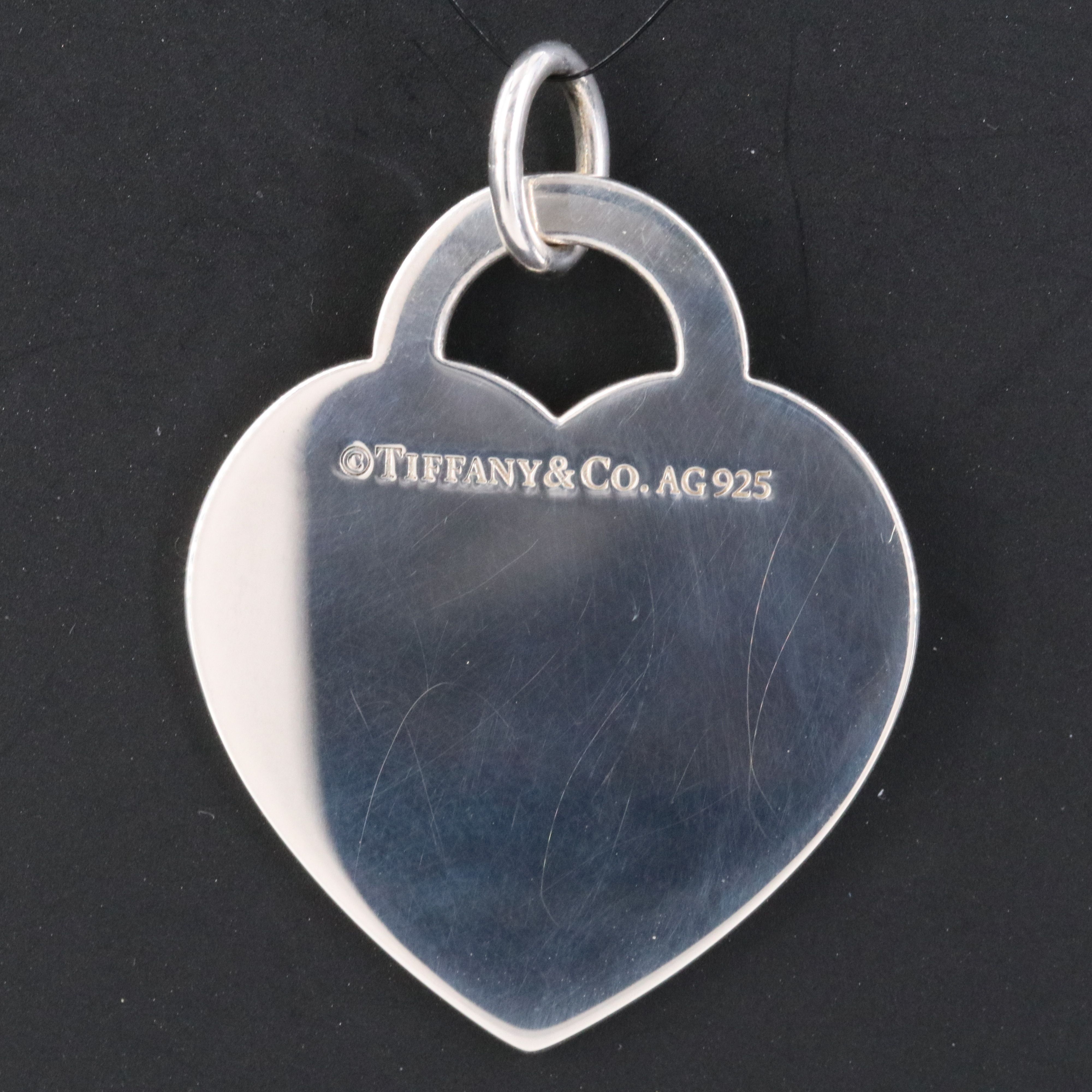 Tiffany & Co. Sterling Heart Tag Pendant