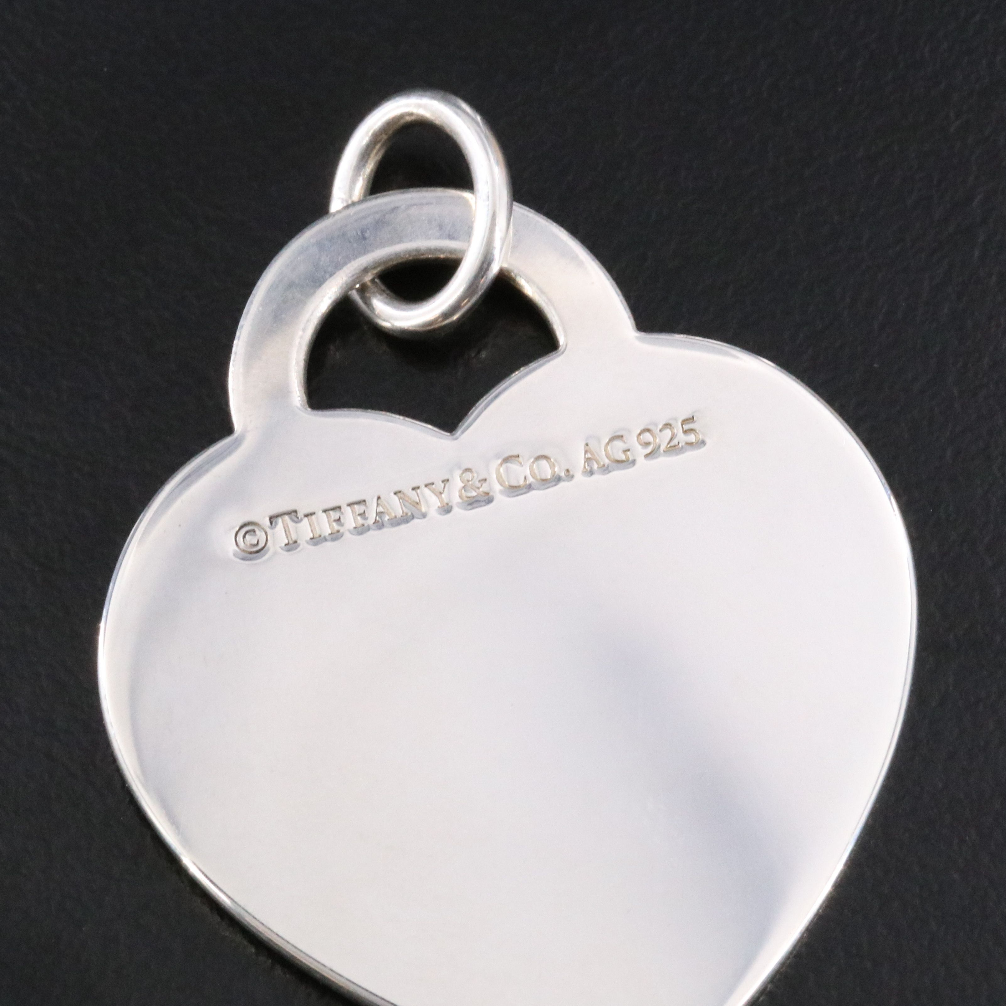 Tiffany & Co. Sterling Heart Tag Pendant