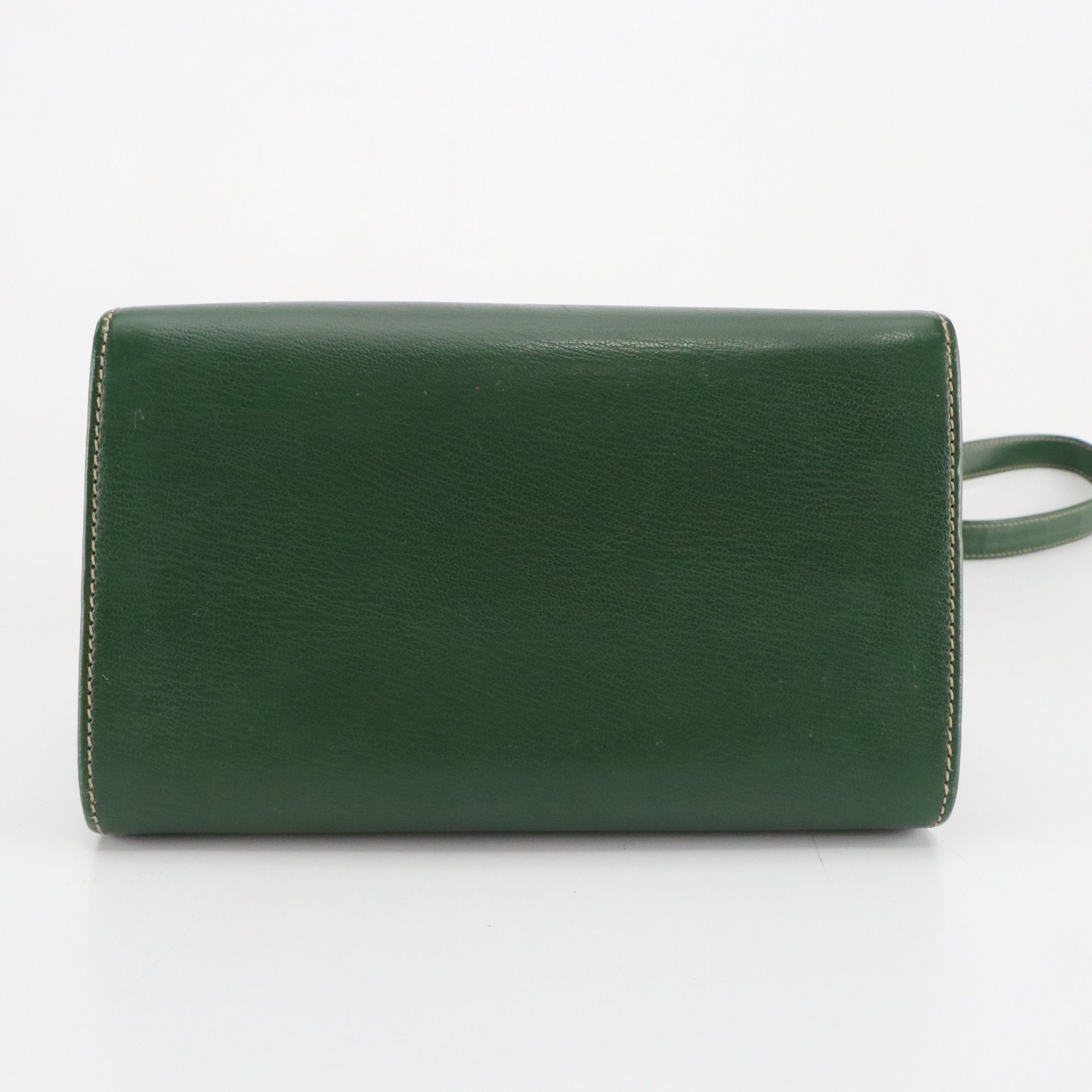 Loewe Velázquez Shoulder Bag in Green/Blue Leather, Vintage