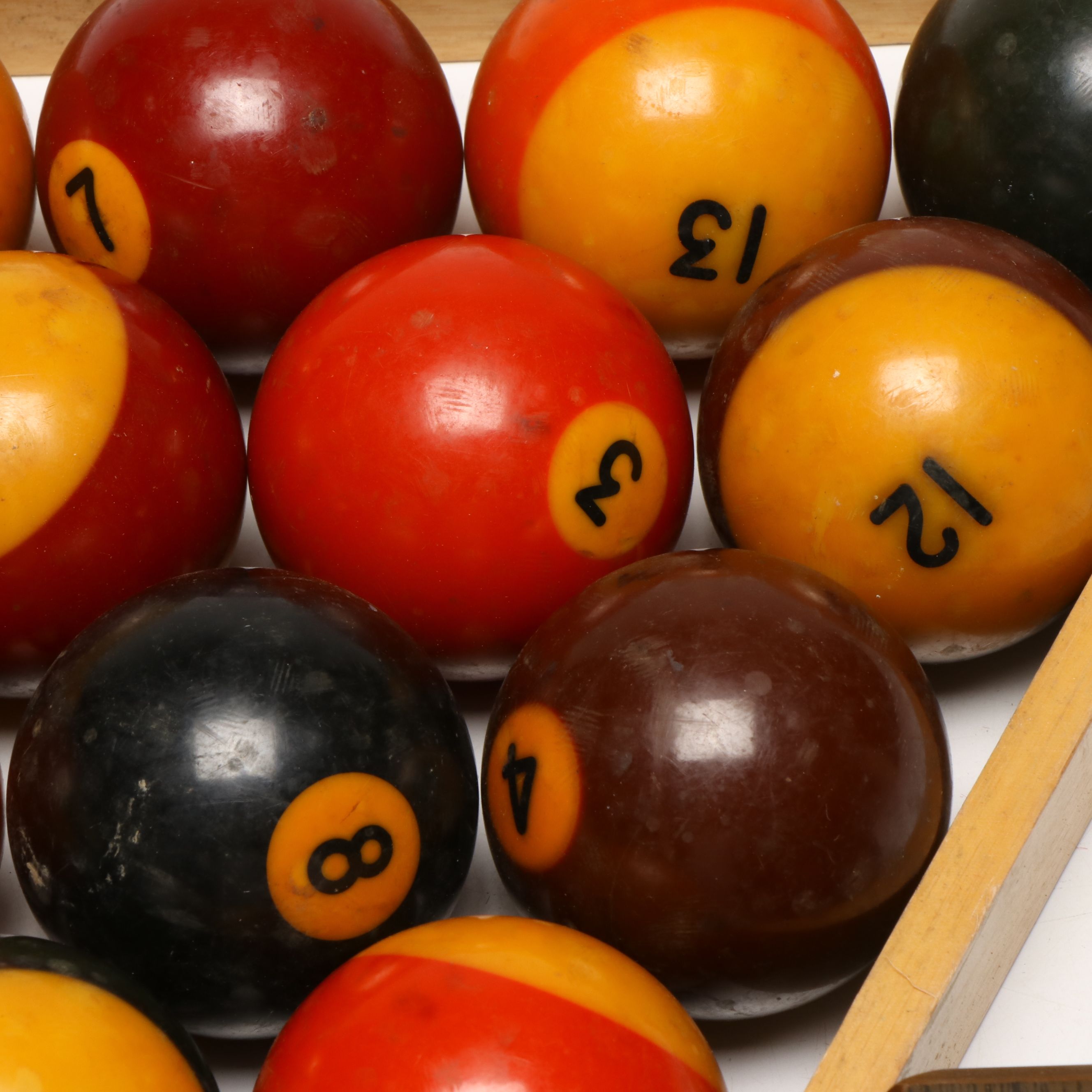 Billiards Ball Set, Wood Triangular Rack, and More Indoor Game Accessories