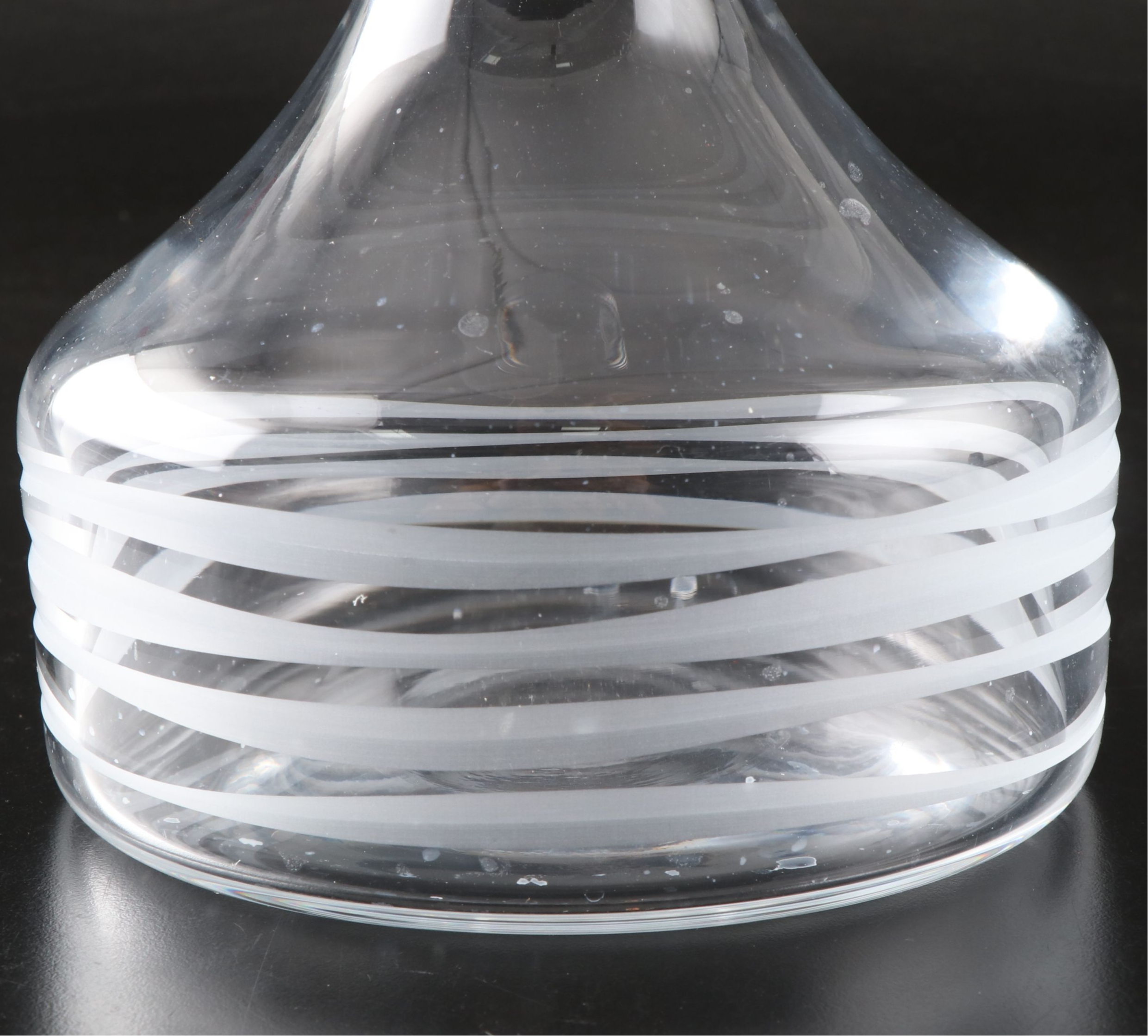 Salviati "Graffiati" Venetian Glass Decanter, 21st Century