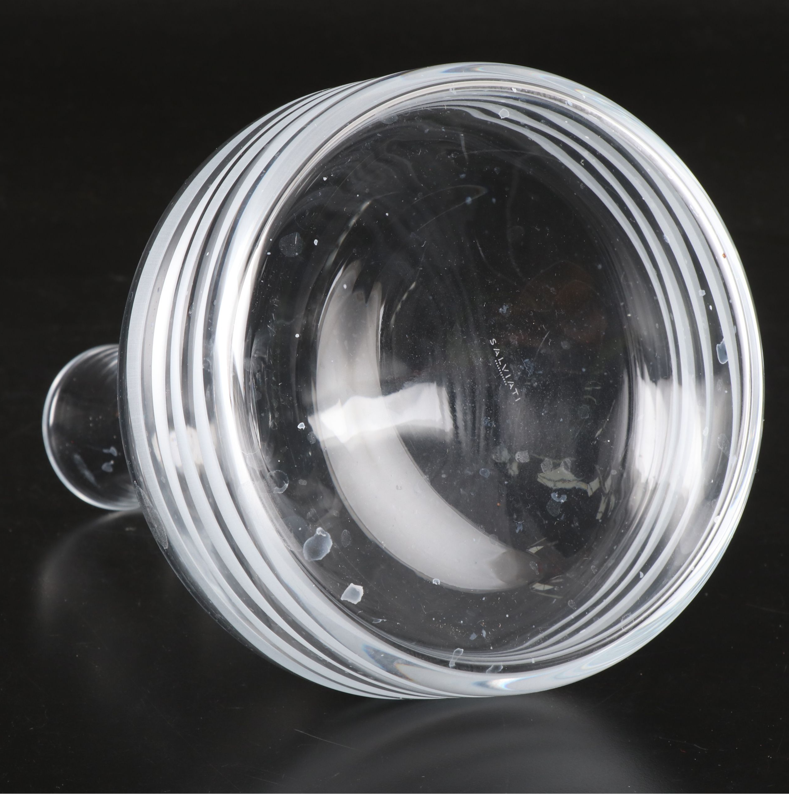 Salviati "Graffiati" Venetian Glass Decanter, 21st Century