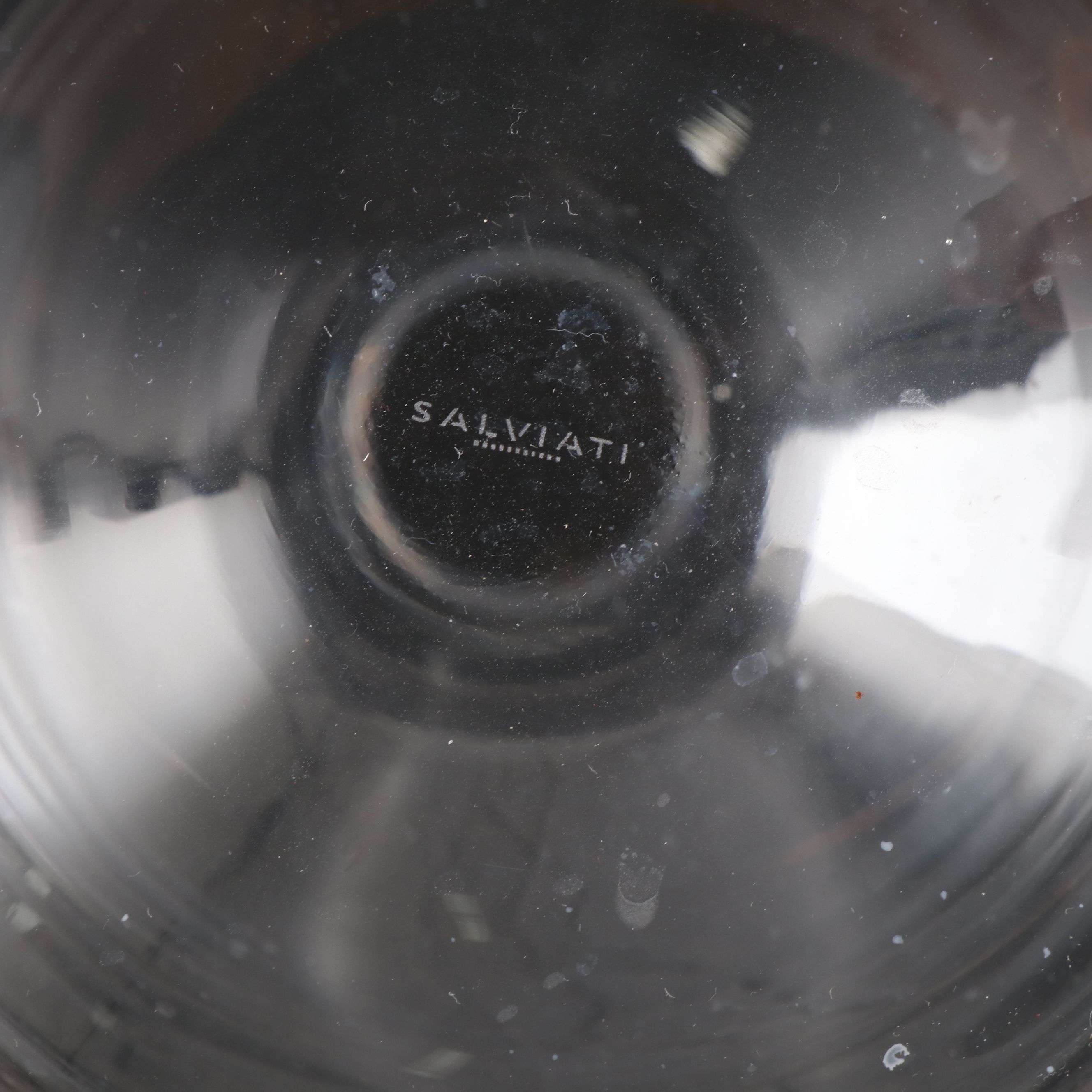 Salviati "Graffiati" Venetian Glass Decanter, 21st Century