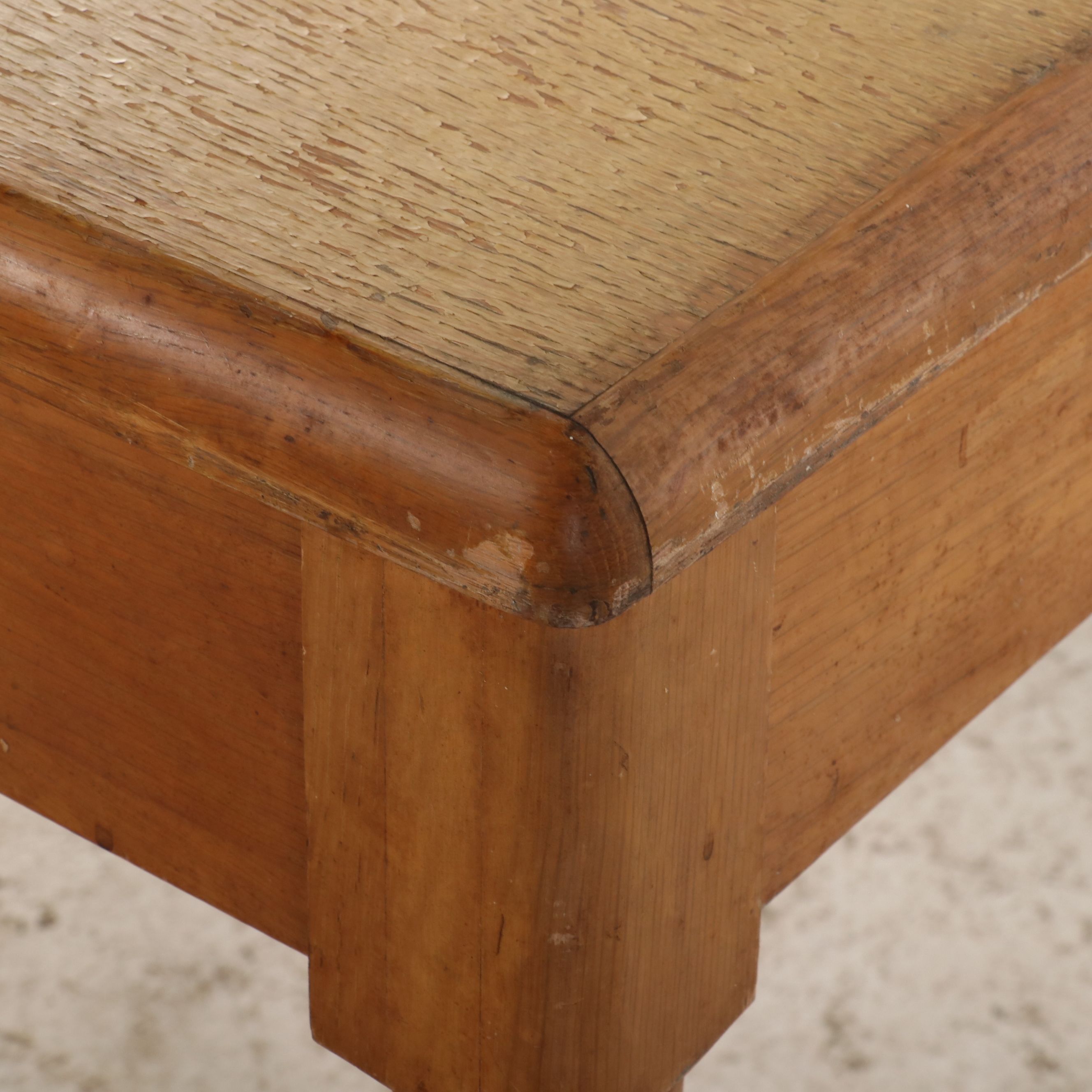 Mid Century Modern Wooden Library Table, Mid-20th Century