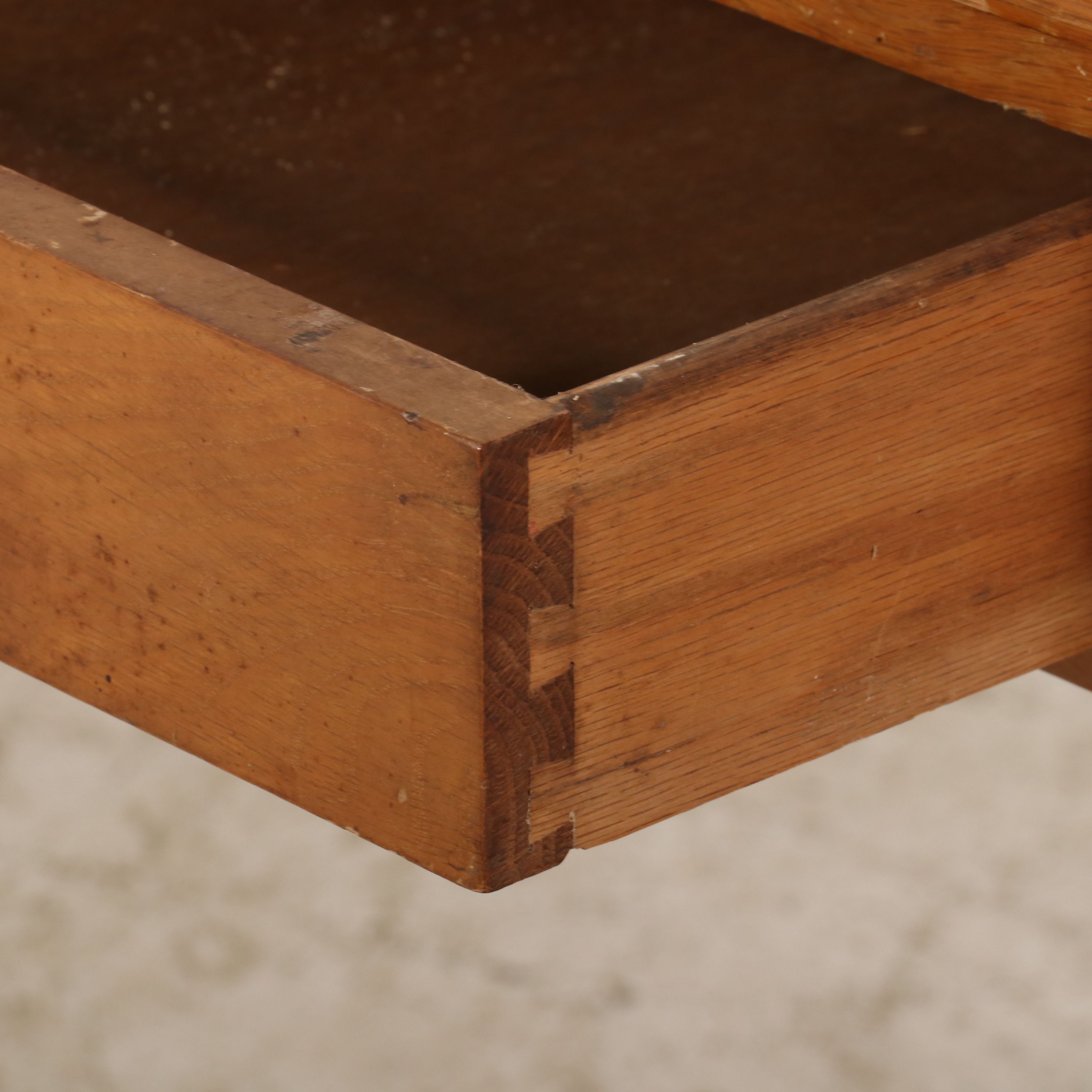 Mid Century Modern Wooden Library Table, Mid-20th Century