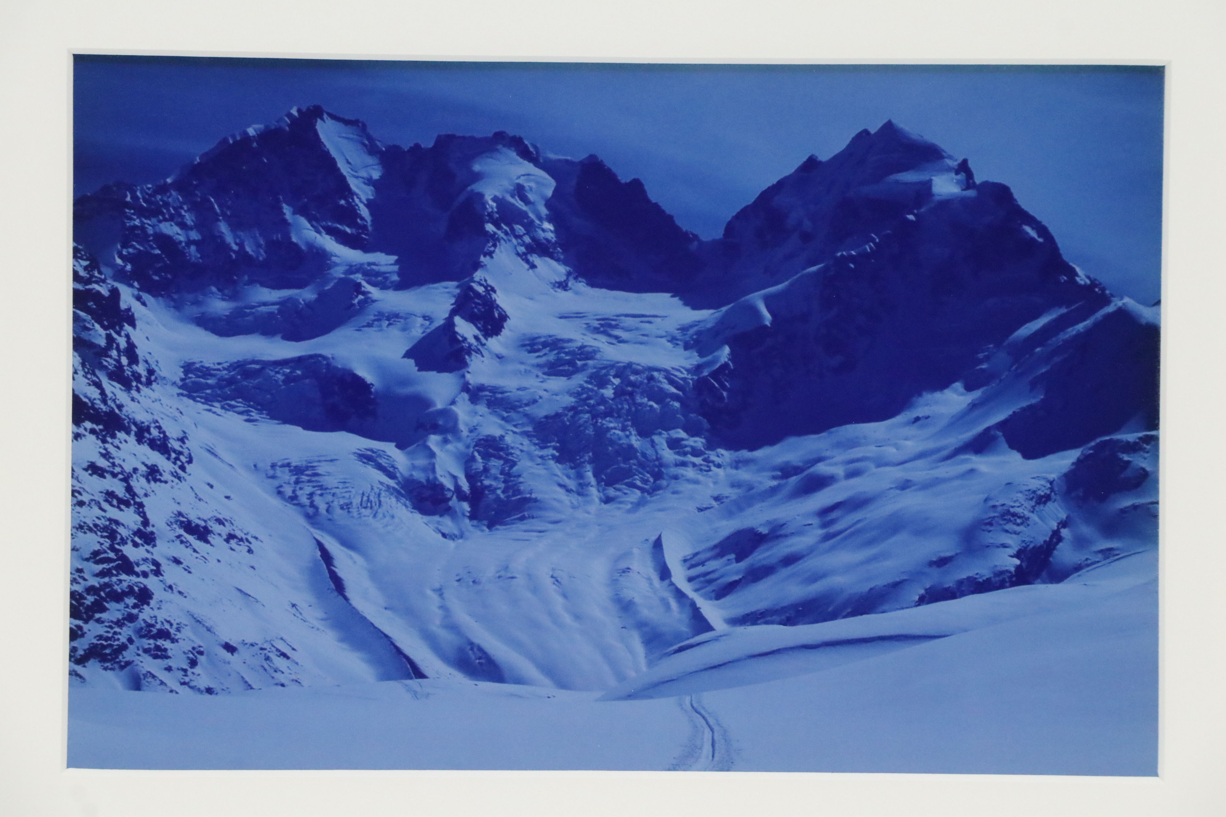 Pair of Digital Print Photographs of Mountain Peaks, Late 20th to Early 21st C.
