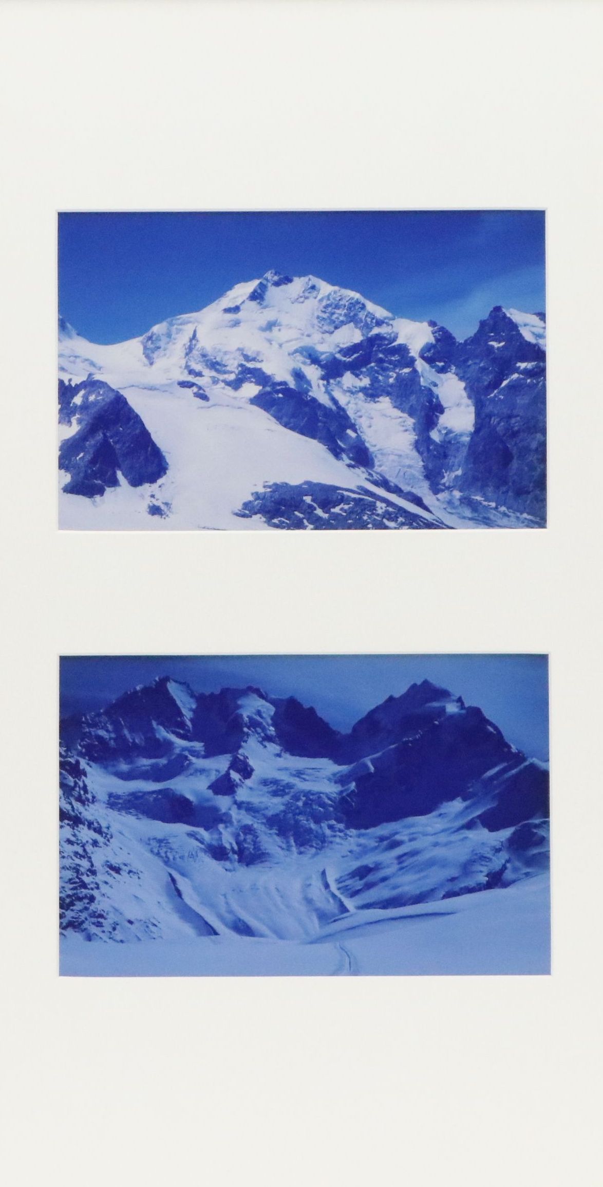 Pair of Digital Print Photographs of Mountain Peaks, Late 20th to Early 21st C.