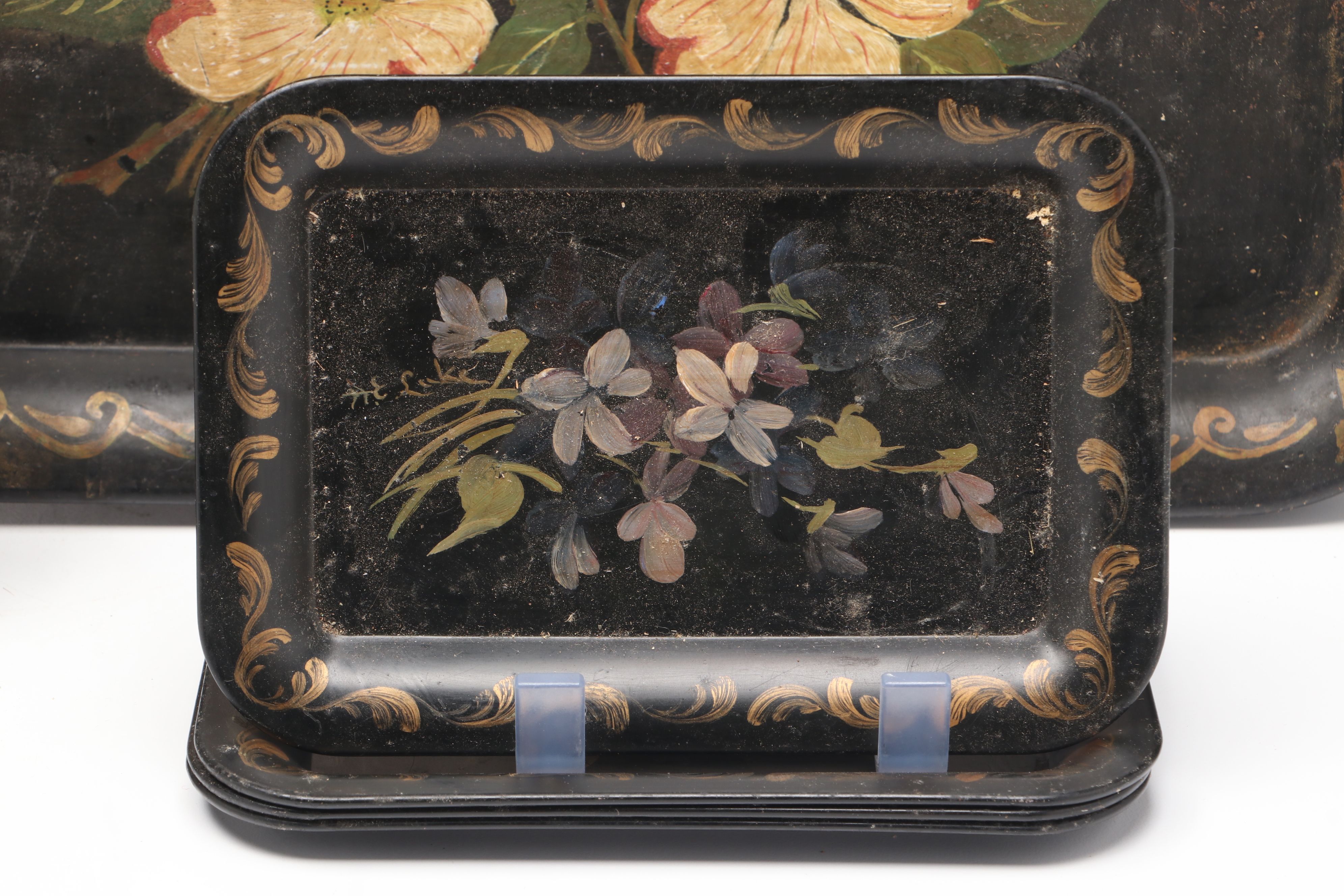 Victorian Style Toleware Trays and Decor