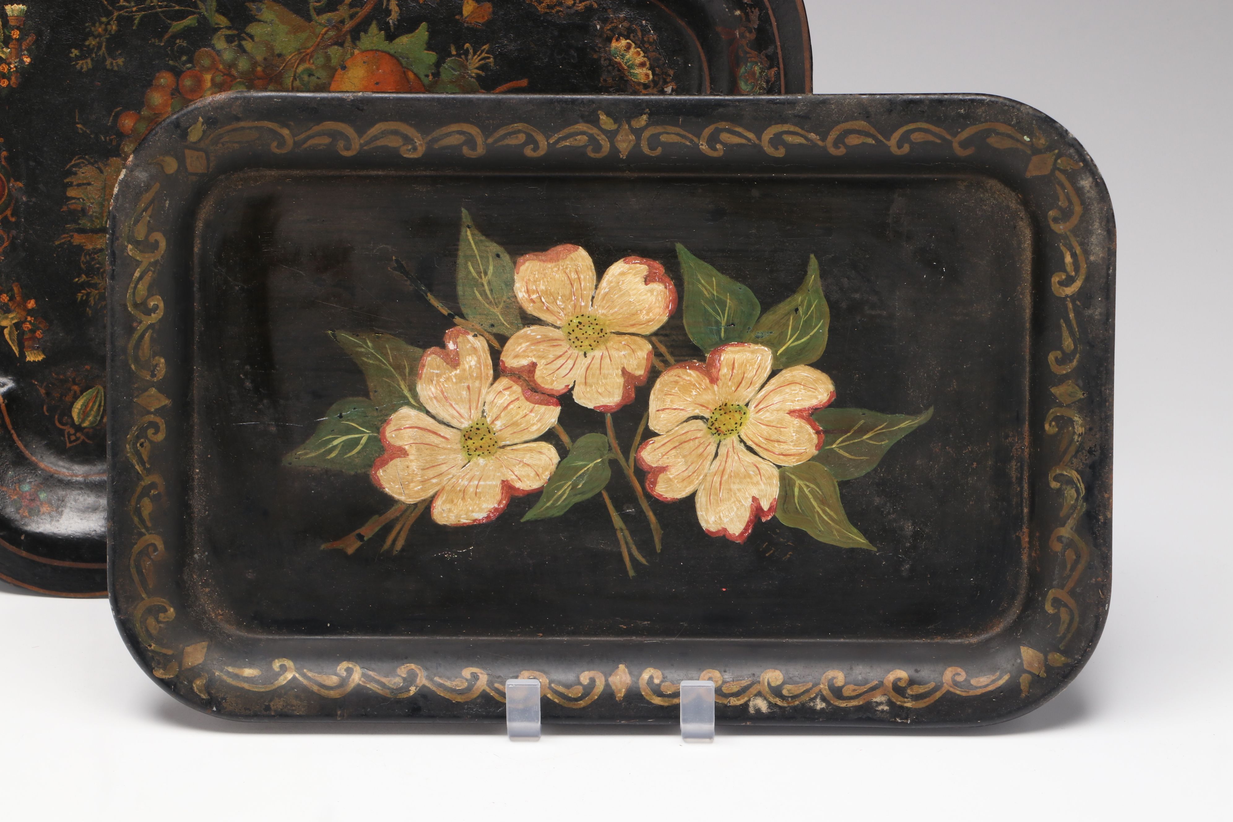 Victorian Style Toleware Trays and Decor