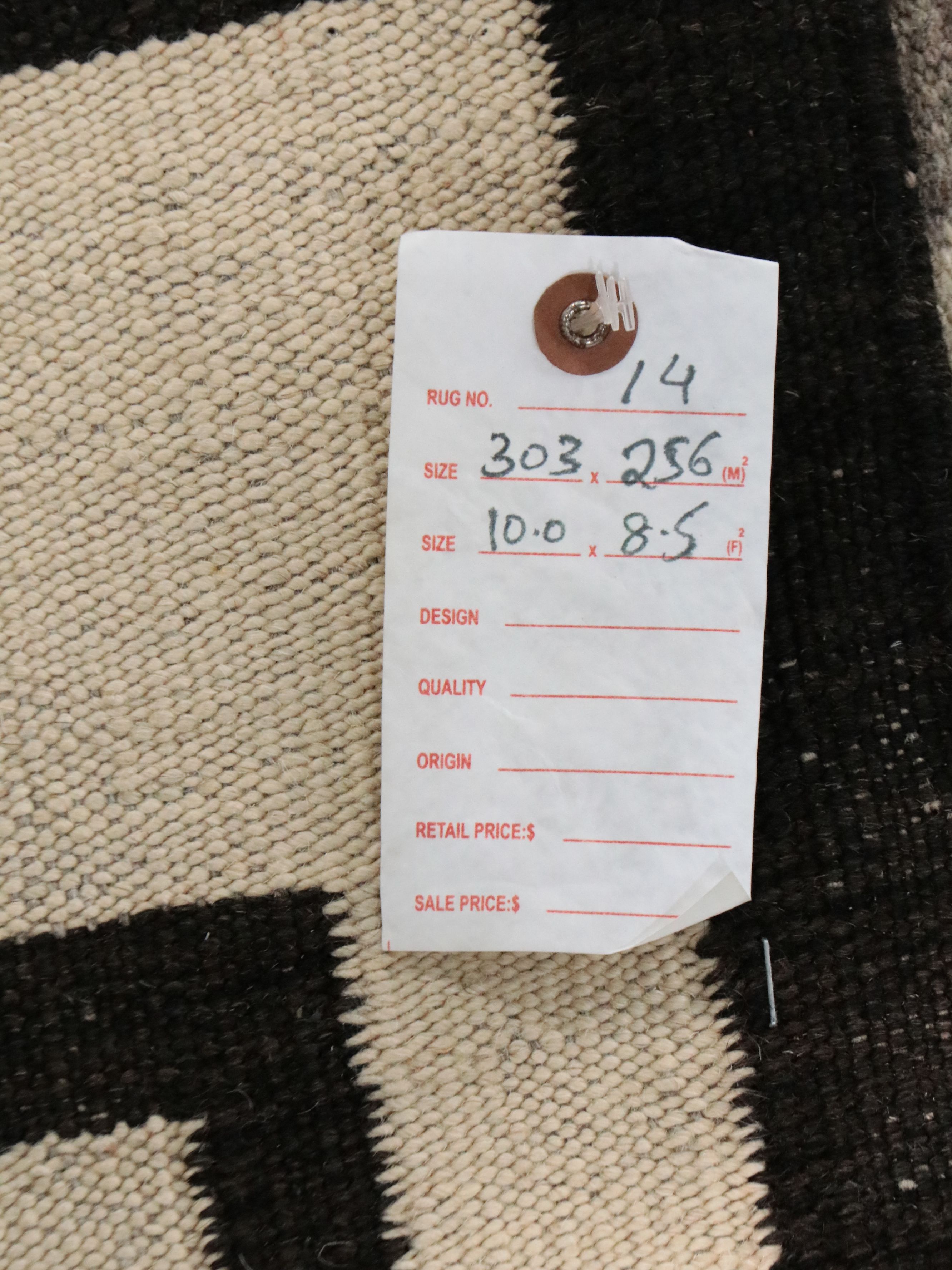 8'4 x 10' Handwoven Pakistani Contemporary Southwestern Style Area Rug