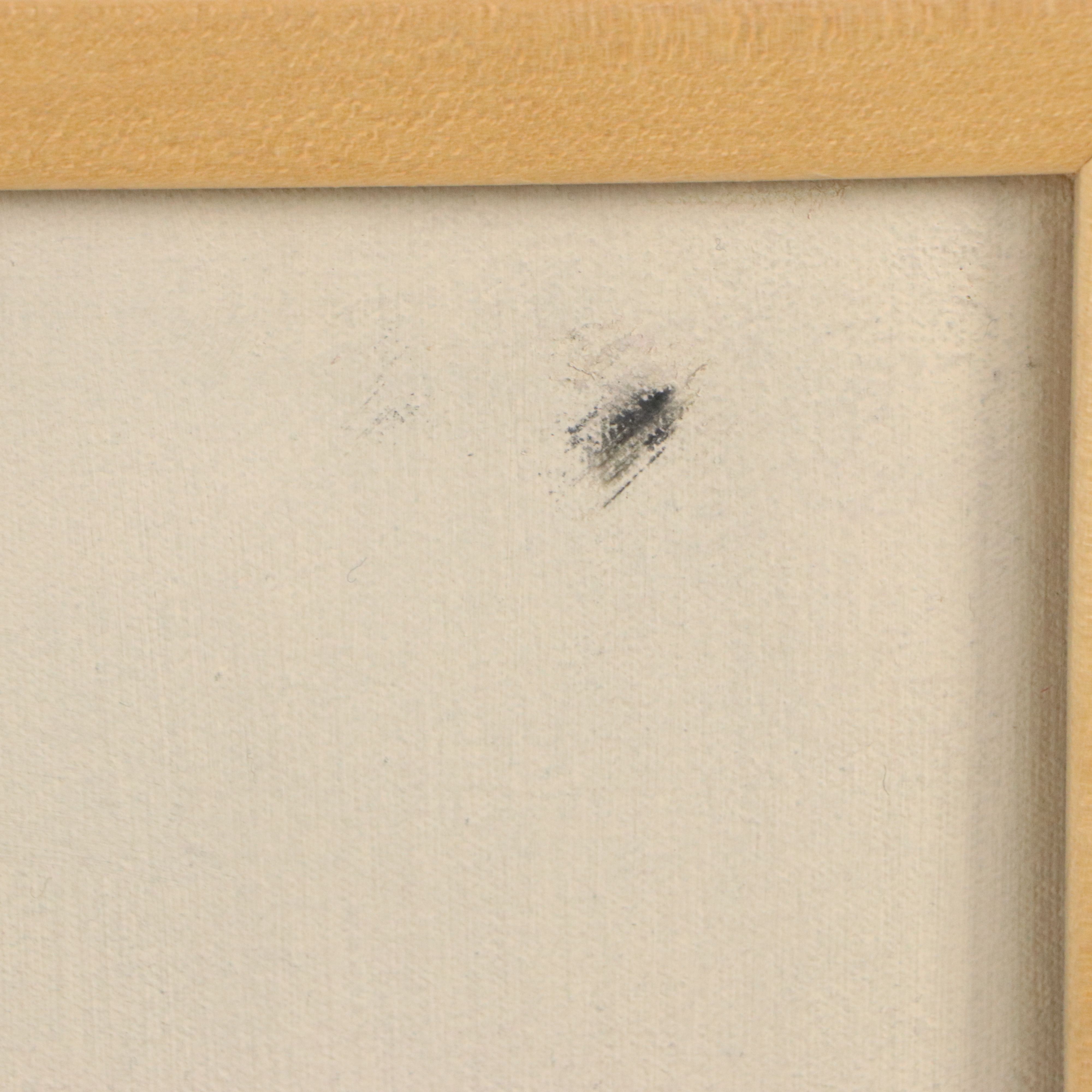 Abstract Mixed Media Painting, Circa Late 20th Century