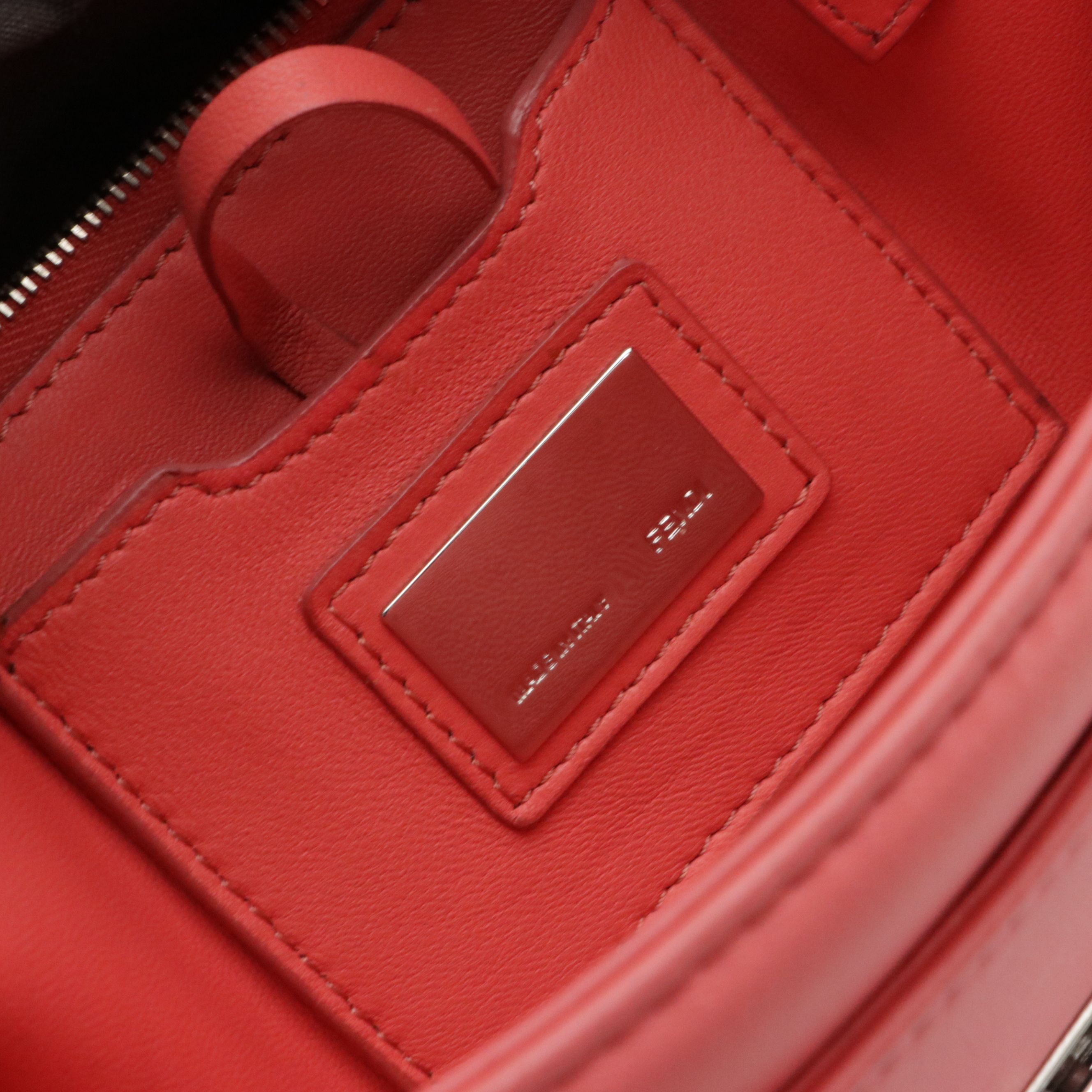 Fendi Be Baguette Bag 8BR677 in Pink Lambskin Leather