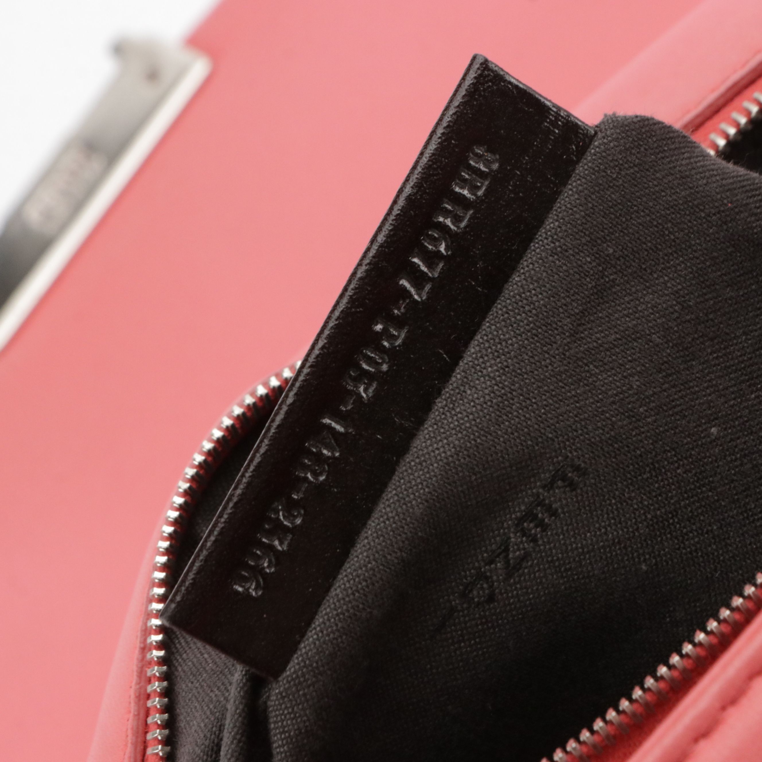 Fendi Be Baguette Bag 8BR677 in Pink Lambskin Leather