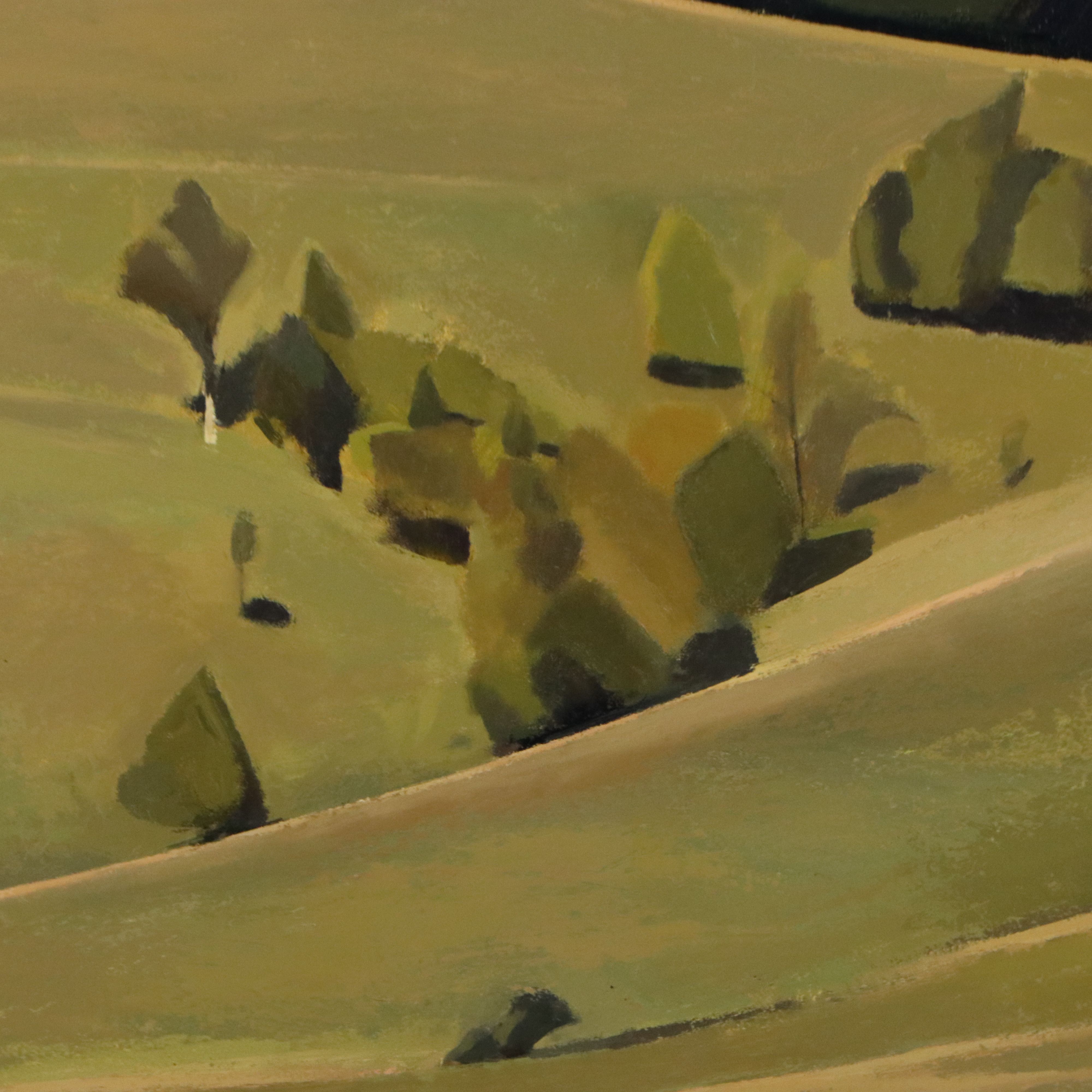 Robert Stuart Oil Painting "Foothills of Jump Mountain," 1997