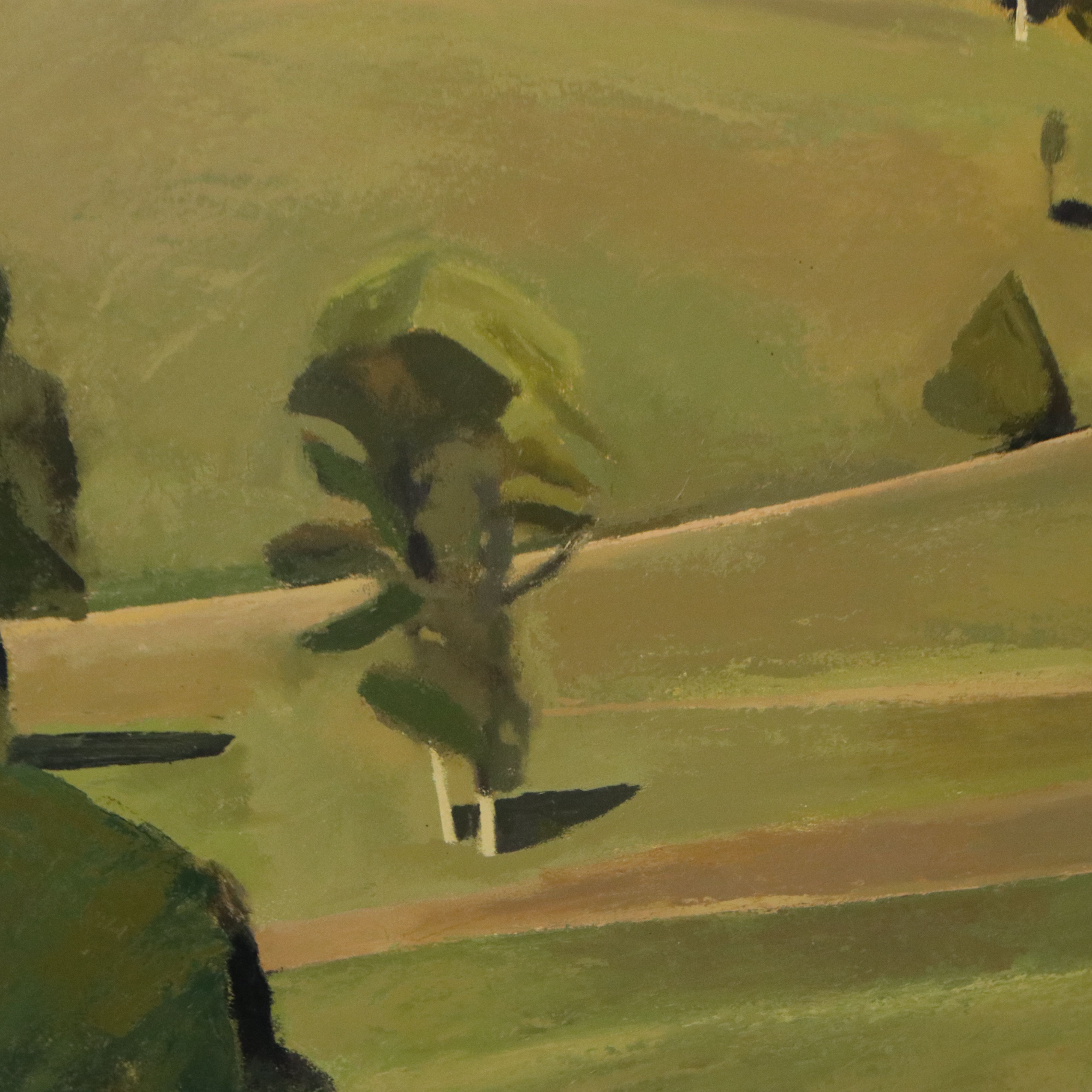 Robert Stuart Oil Painting "Foothills of Jump Mountain," 1997