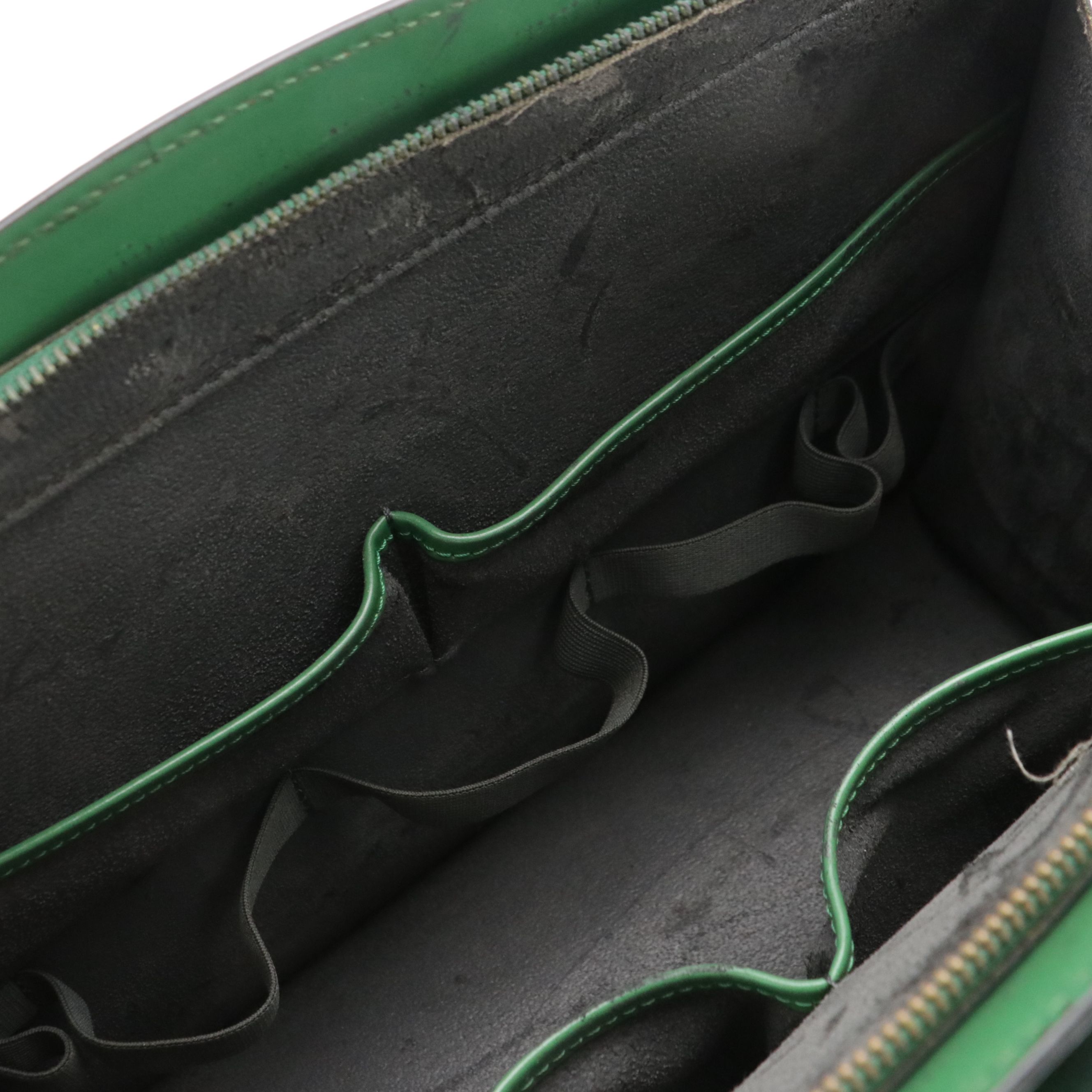 Louis Vuitton Riviera Handbag in Borneo Green Epi and Smooth Leather