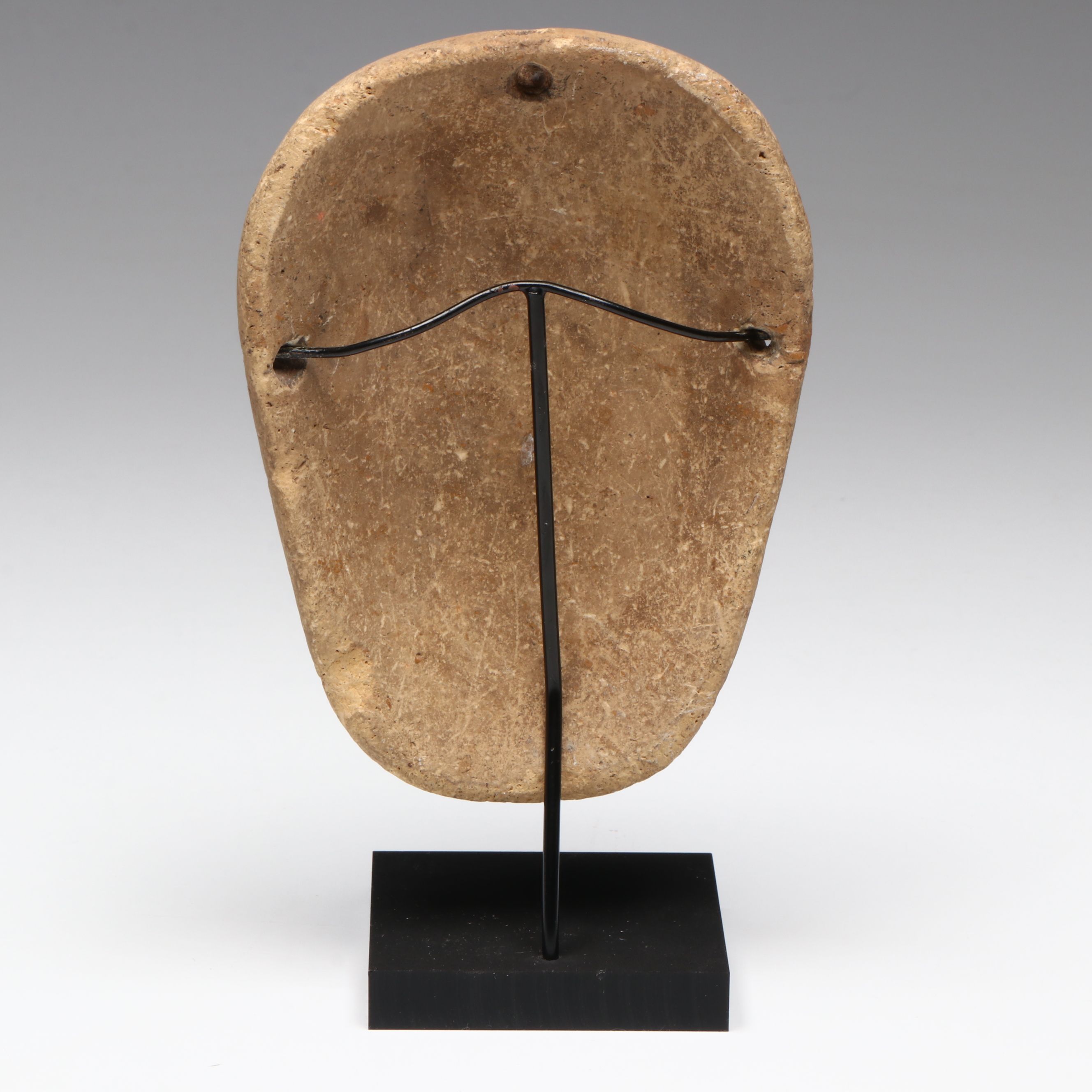 Pre-Columbian Veracruz Terracotta Mask, Circa 600–900 CE