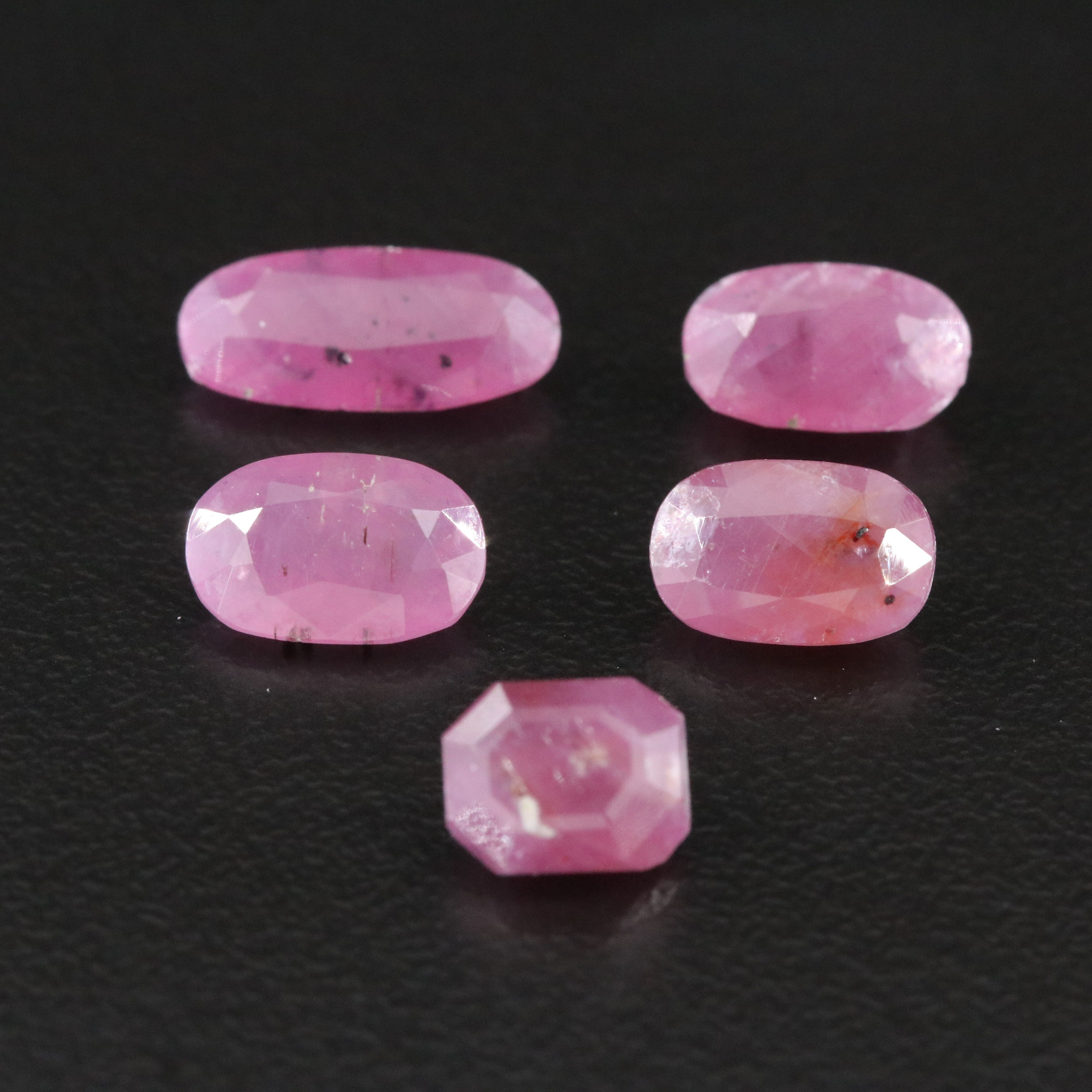 Loose 7.70 CTW Ruby Lot