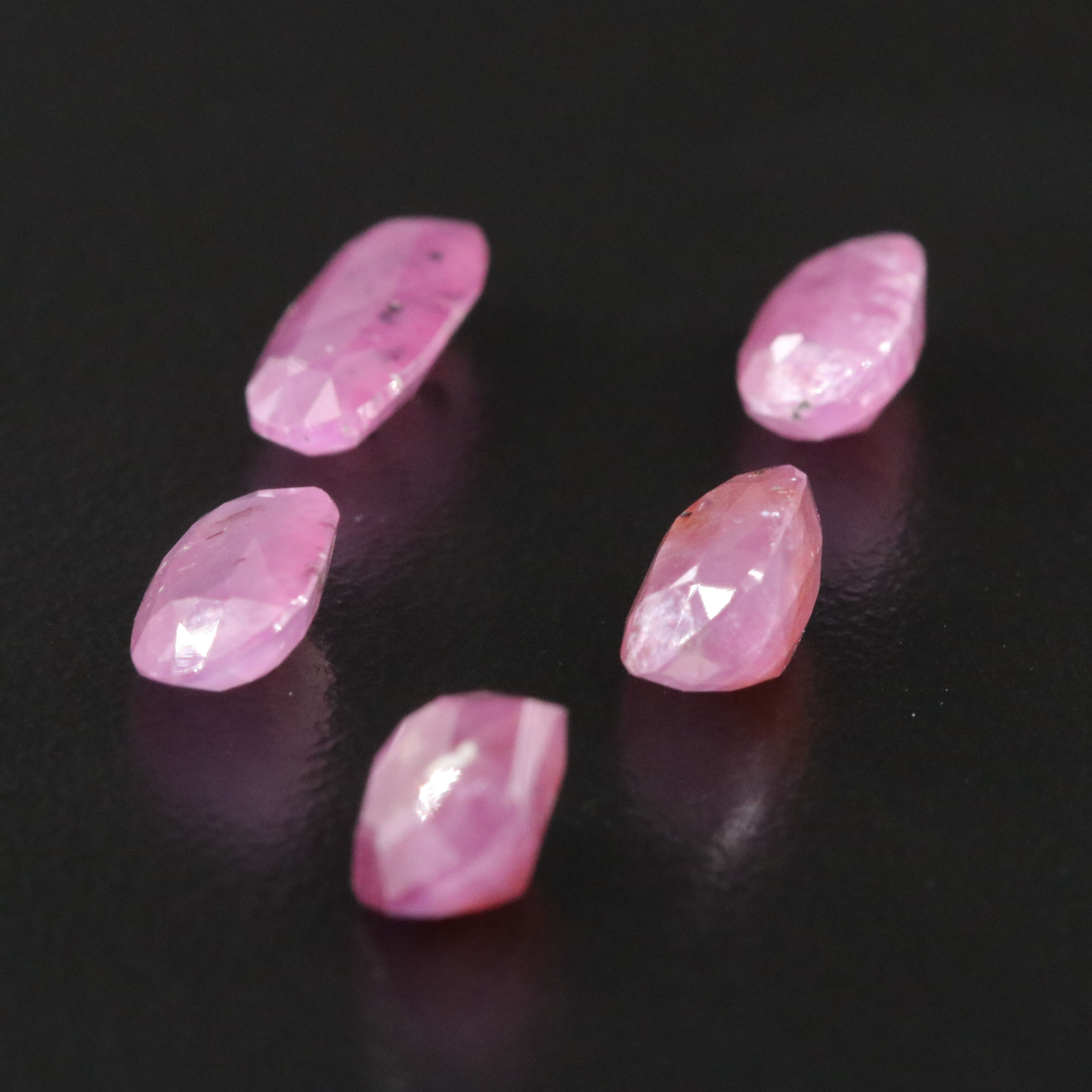 Loose 7.70 CTW Ruby Lot