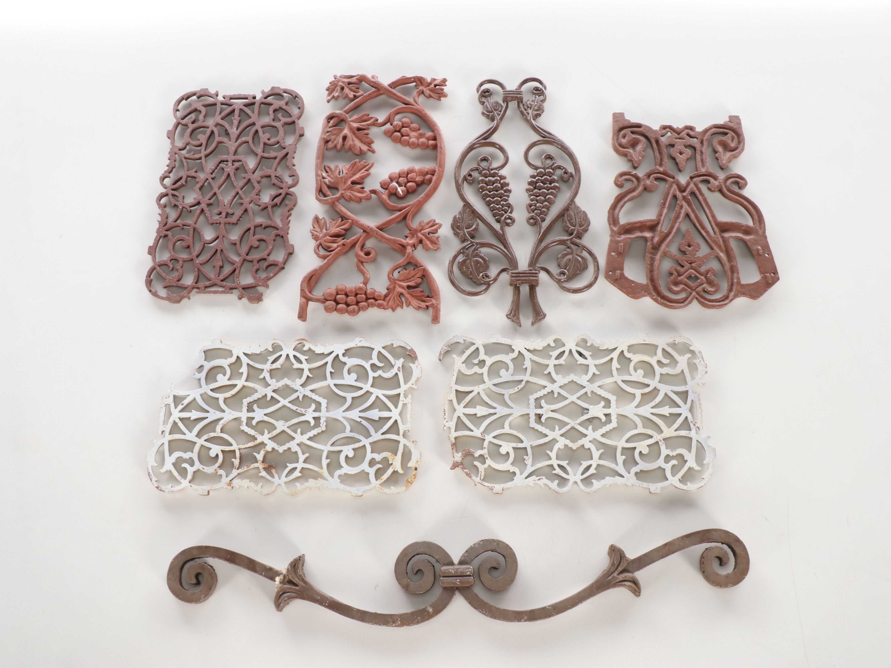 Cast Iron Scrollwork Architectural Pieces
