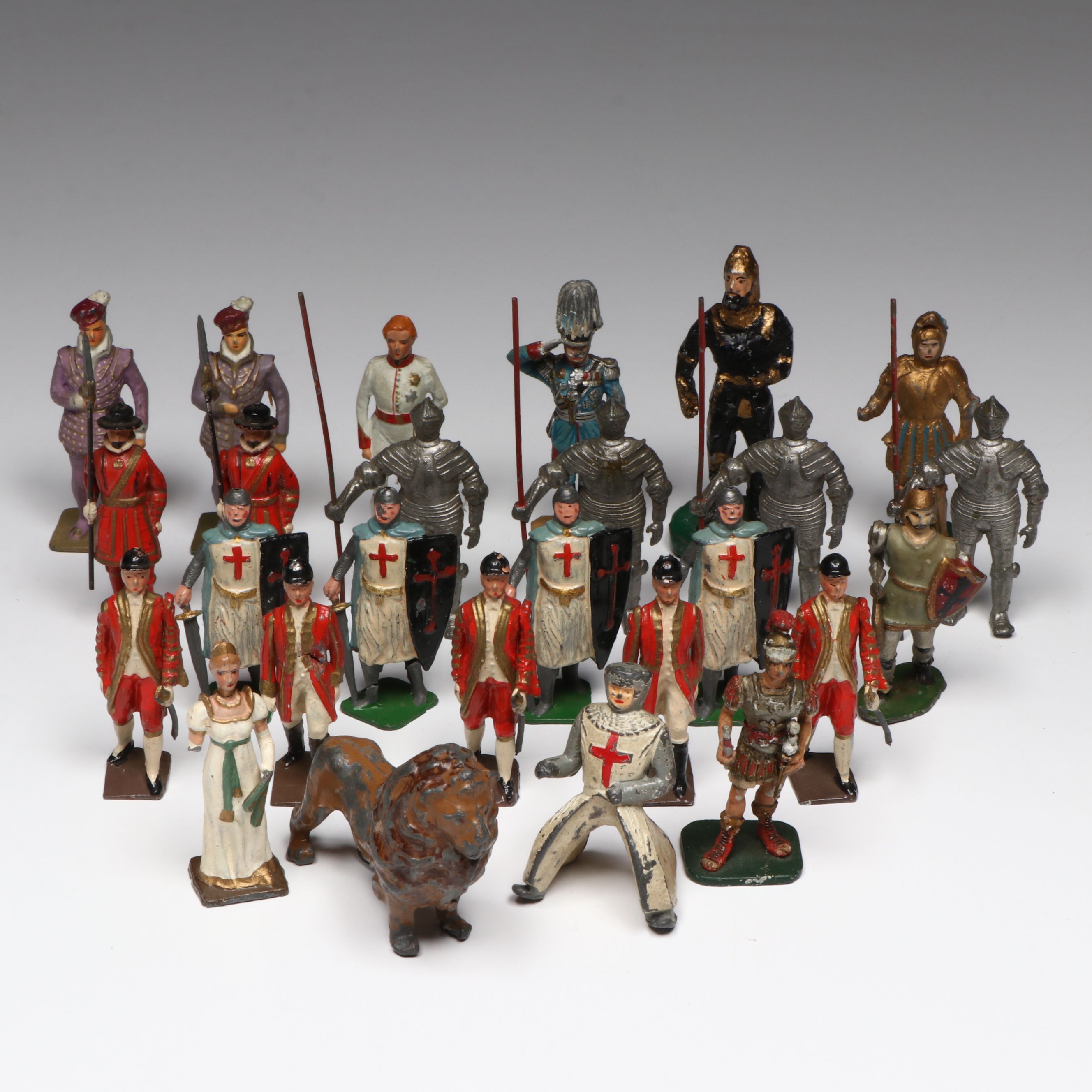 French, English and Other Hand-Painted Lead Toy Soldiers and More